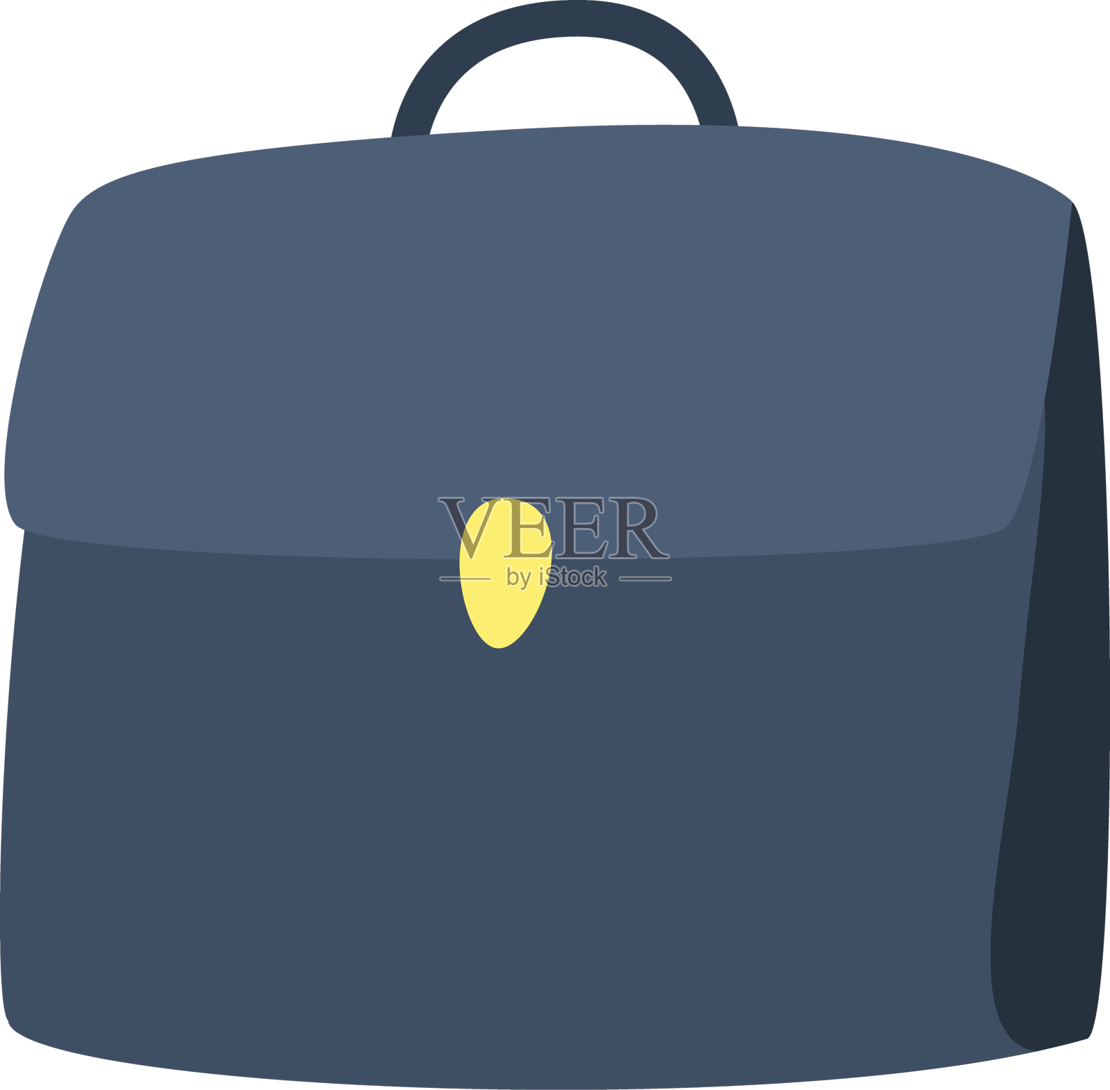 公文包图标，工作符号，商业成功标志设计元素图片