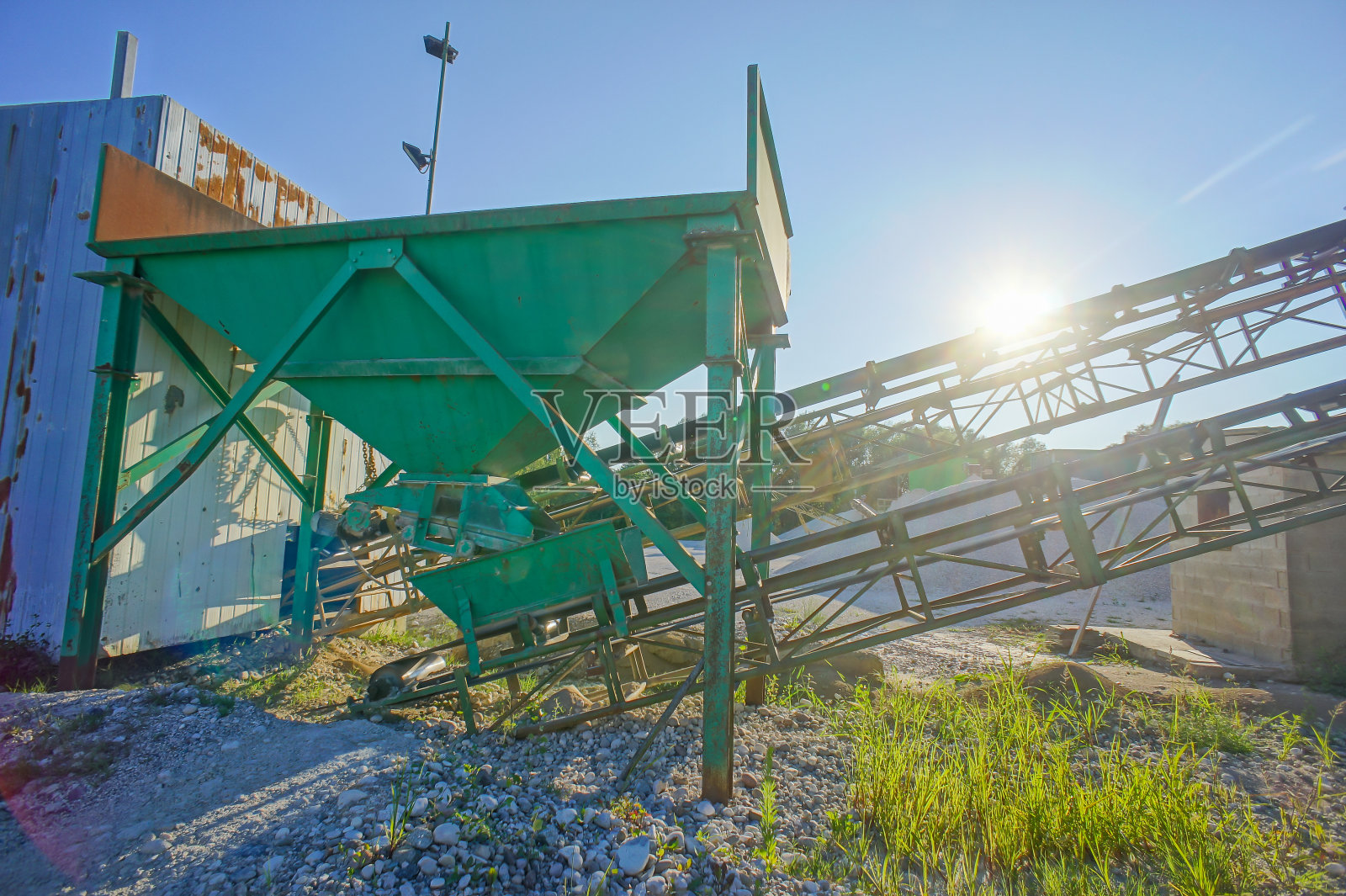 工业砂石采石场照片摄影图片