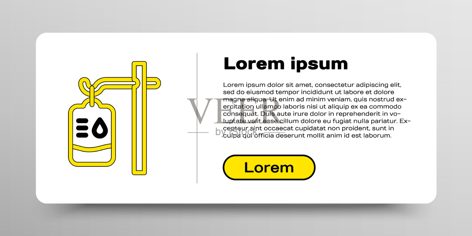 线iv袋图标隔离在白色背景插画图片素材