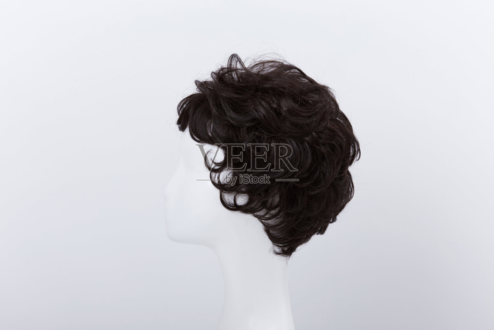 假人身上的假发照片摄影图片