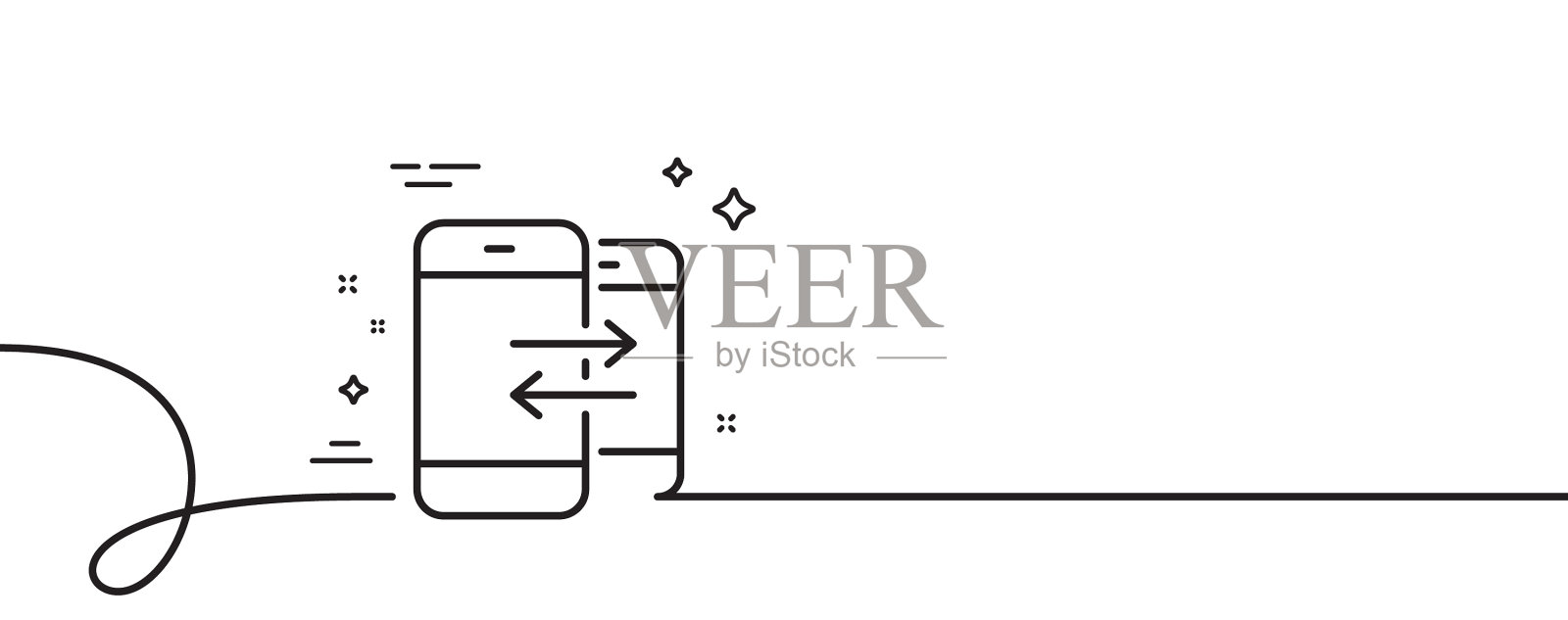 电话通讯线路图标来电插画图片素材