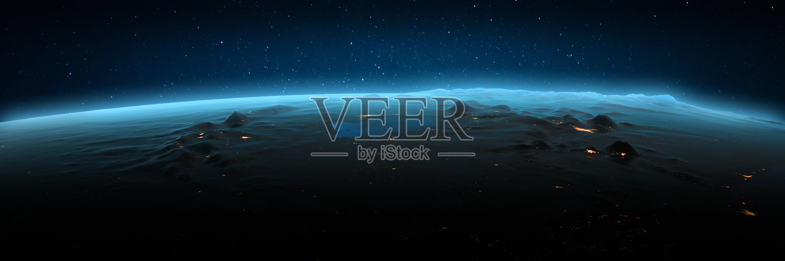 非洲，维多利亚湖城市之光照片摄影图片