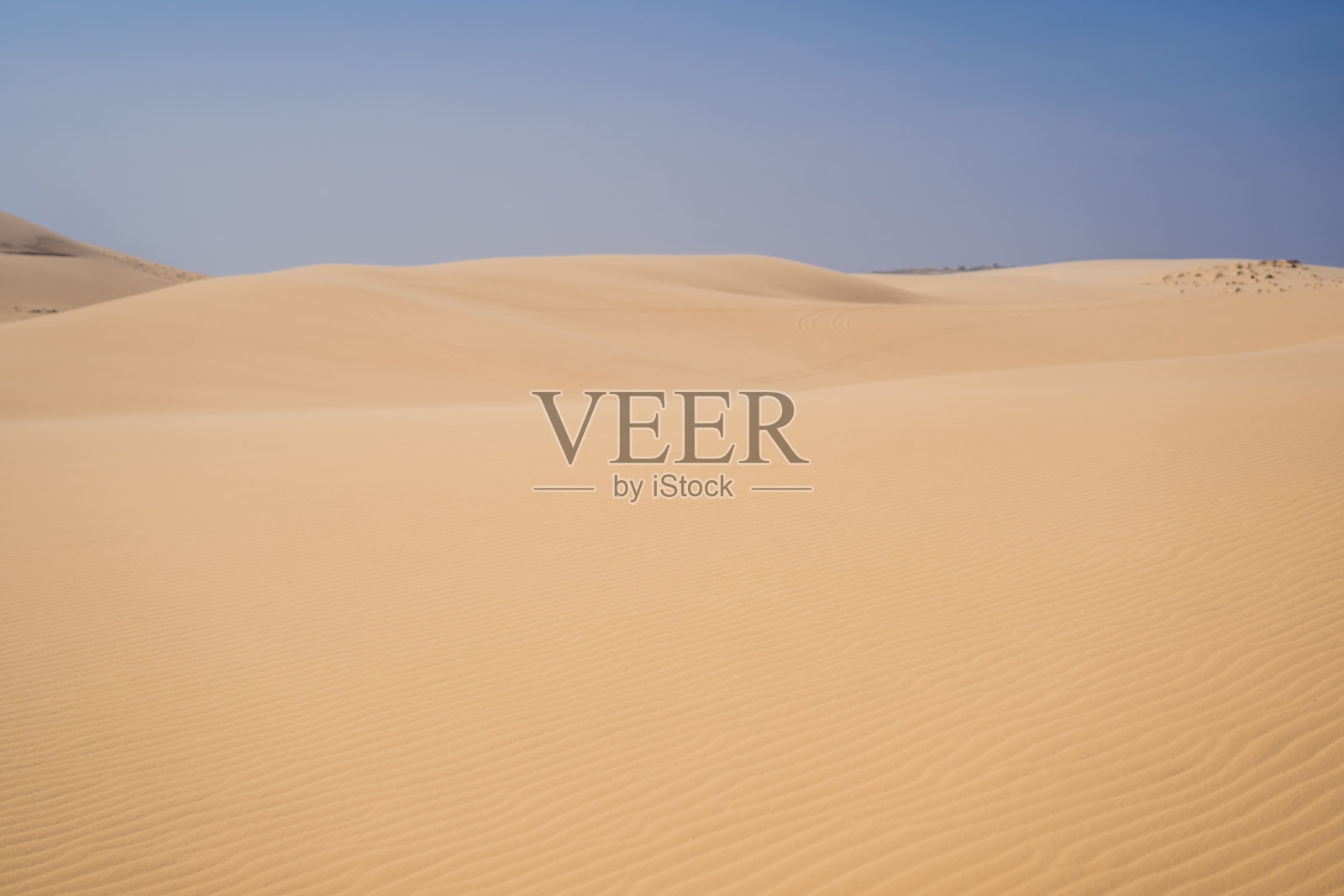 沙漠——全球变暖。沙漠中巨大的沙丘。是摄影师和旅行者的好去处。美丽的沙质坝结构照片摄影图片