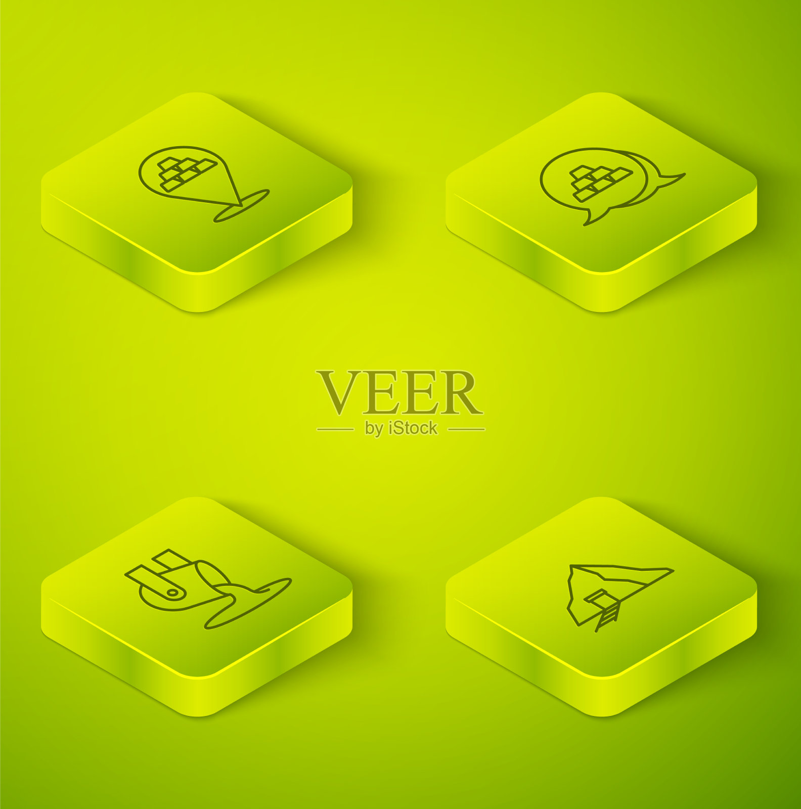 设定等距线的金条熔金被插画图片素材