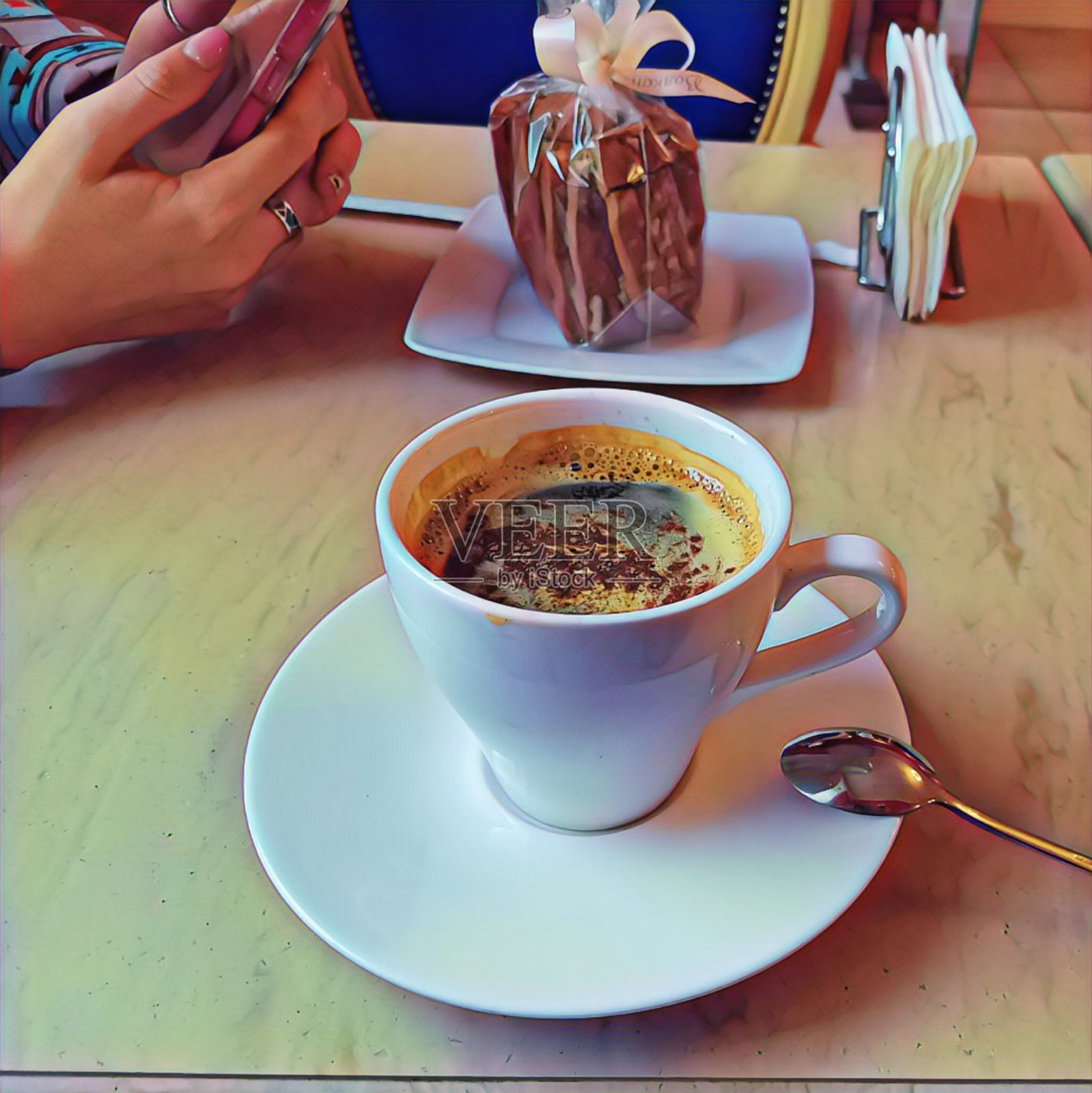 咖啡牛奶照片摄影图片