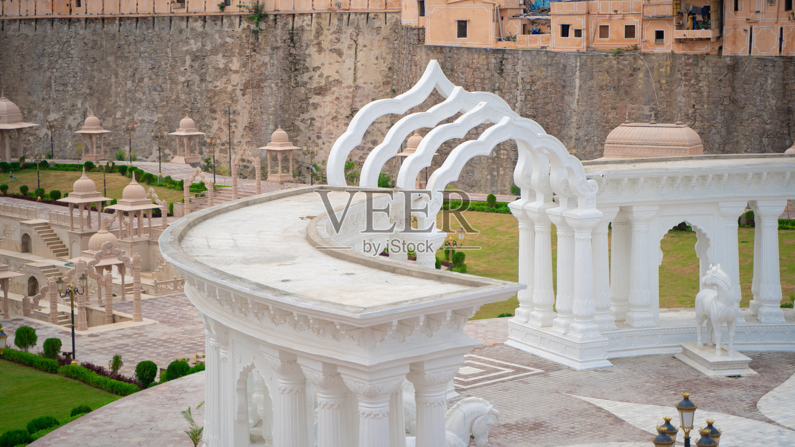 昌巴尔河畔公园位于印度拉贾斯坦邦的哥打照片摄影图片