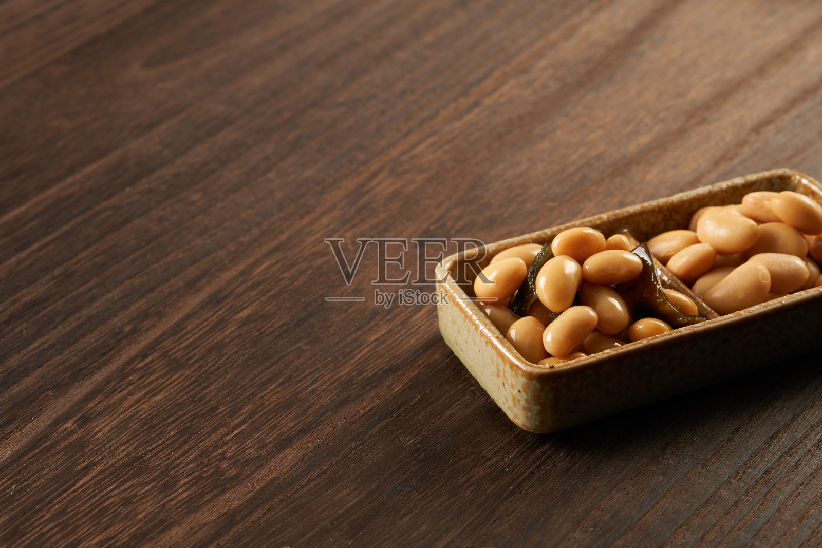 煮豆的图片，一种传统的日本食物照片摄影图片