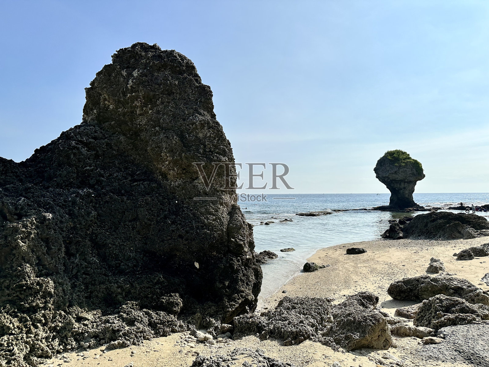 兰拜岛的海滩照片摄影图片
