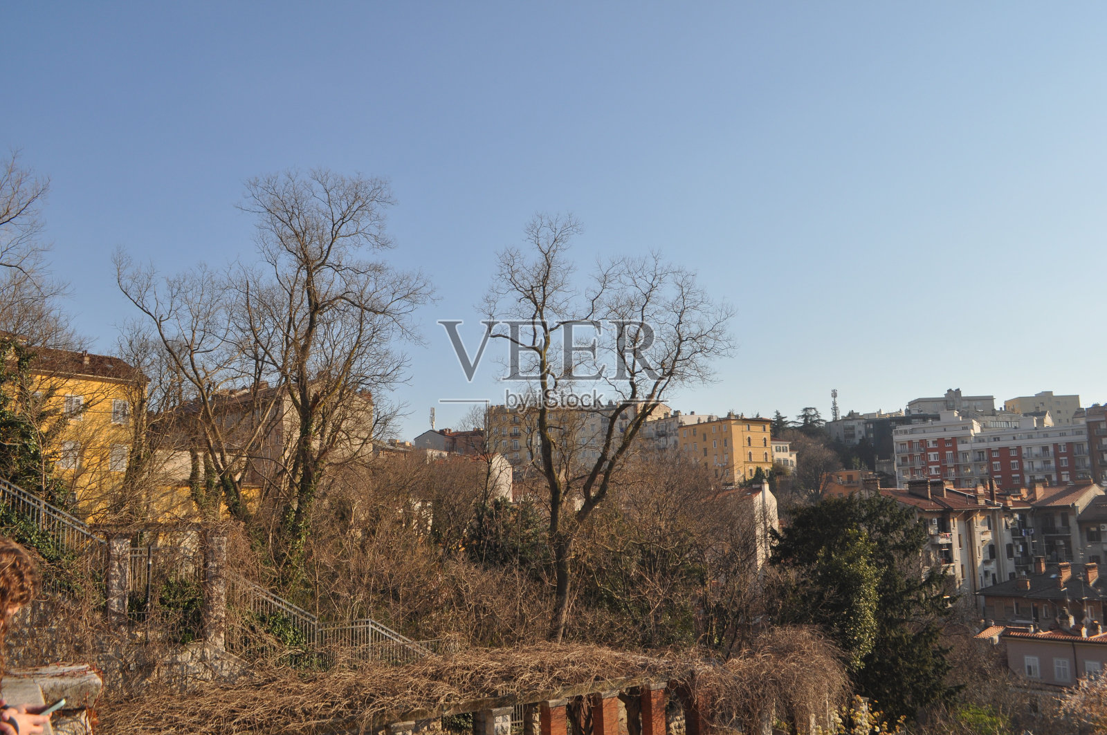 的里雅斯特城的景色照片摄影图片