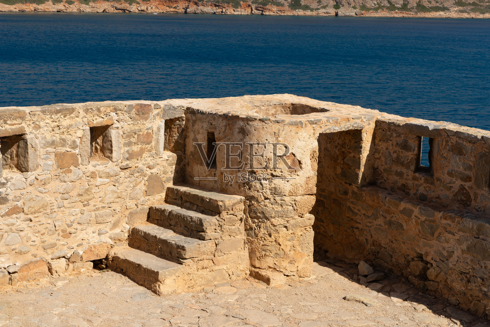 Spinalonga堡垒照片摄影图片