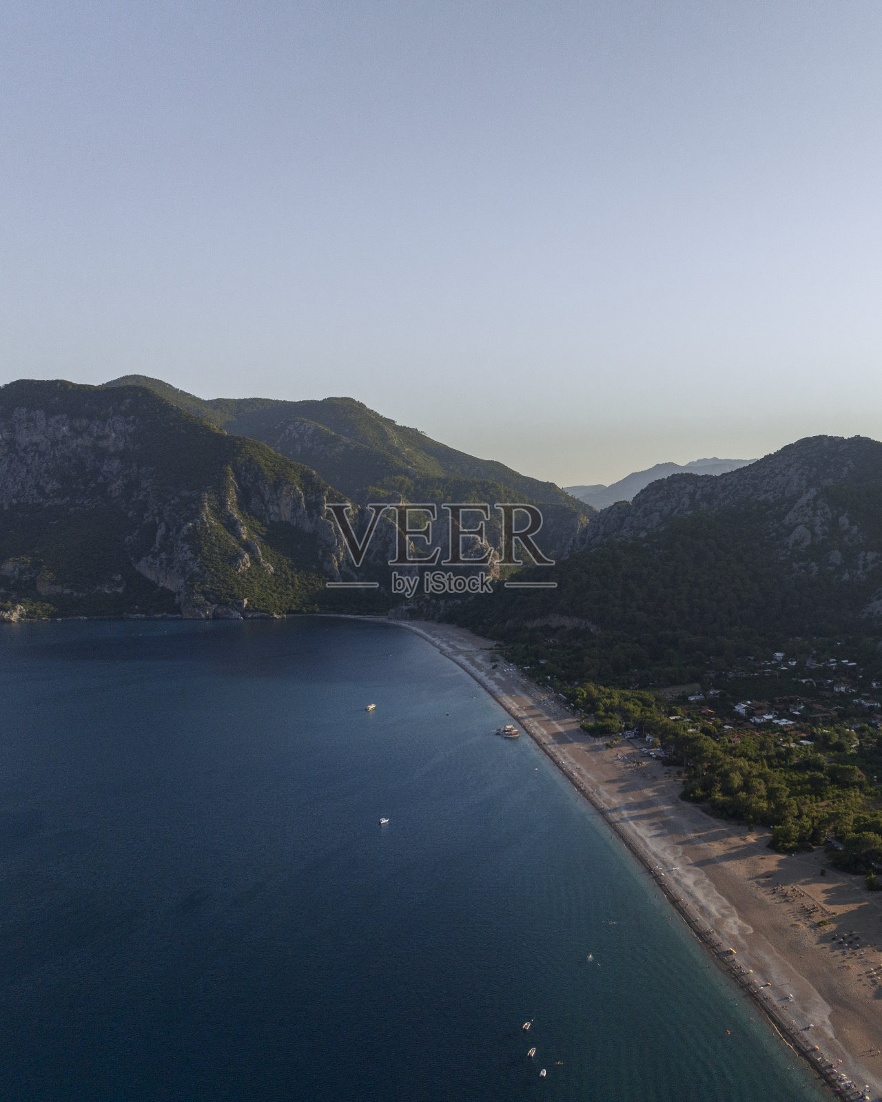 西拉里海滩鸟瞰图照片摄影图片