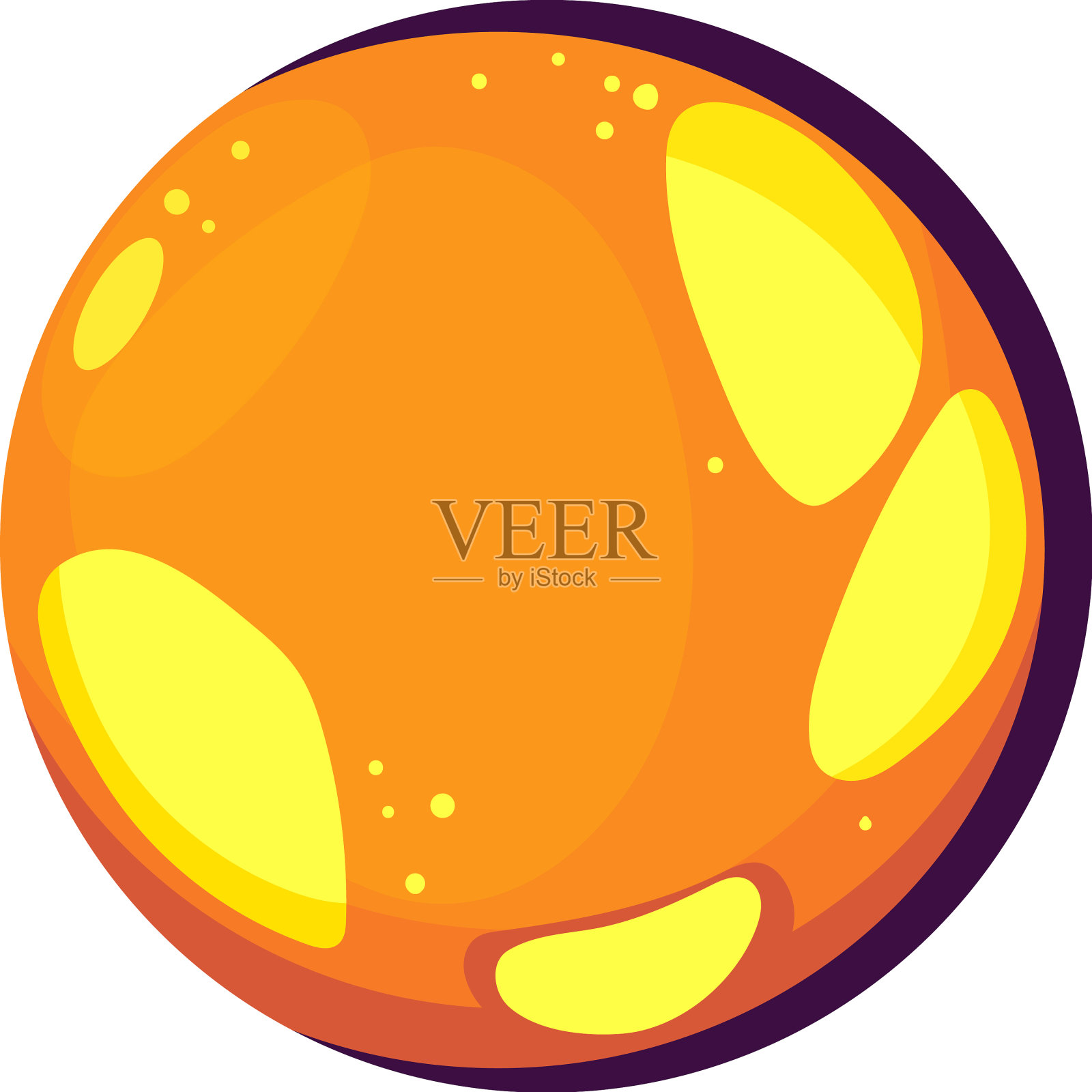 太空太阳天空图标孤立设计元素图片