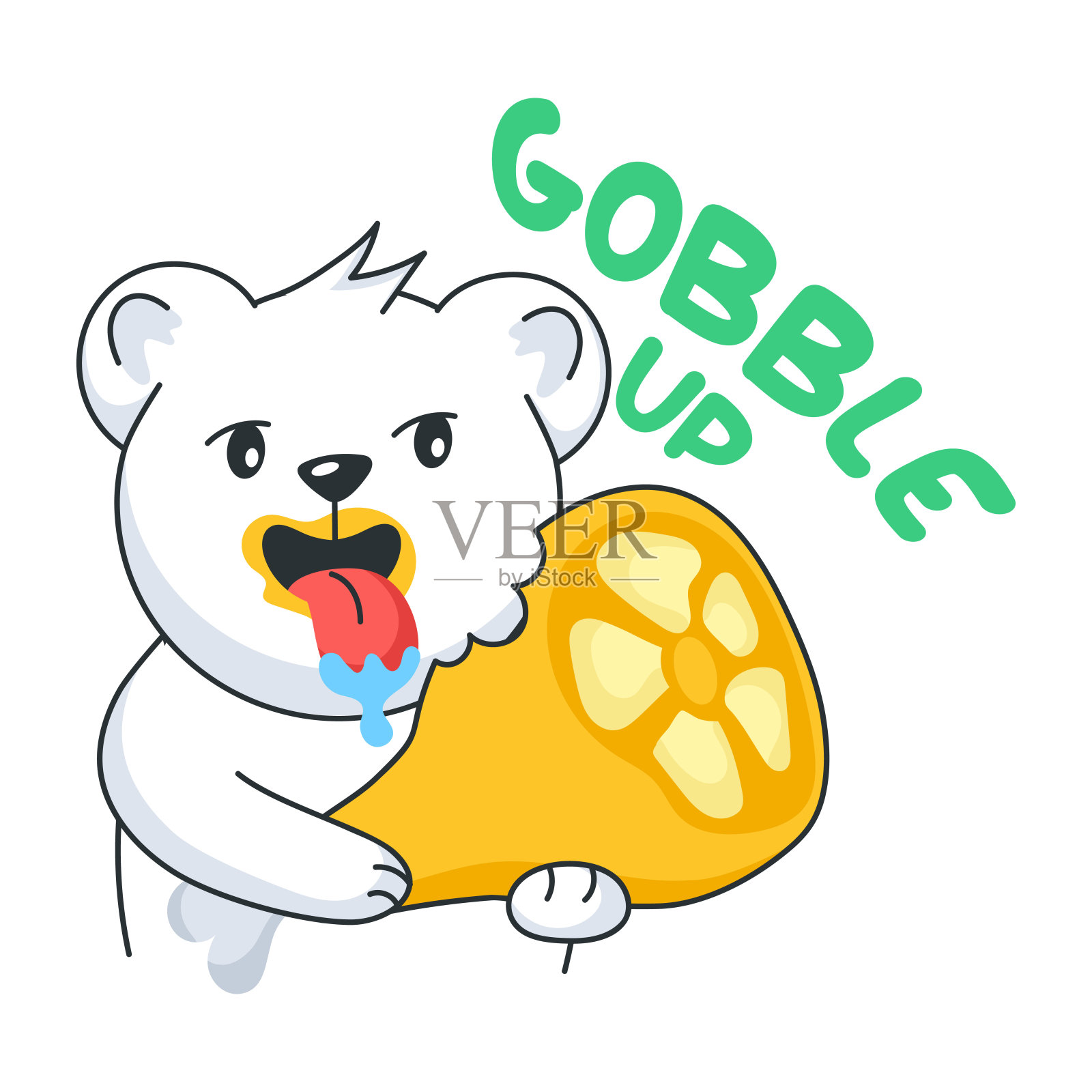 吞噬插画图片素材