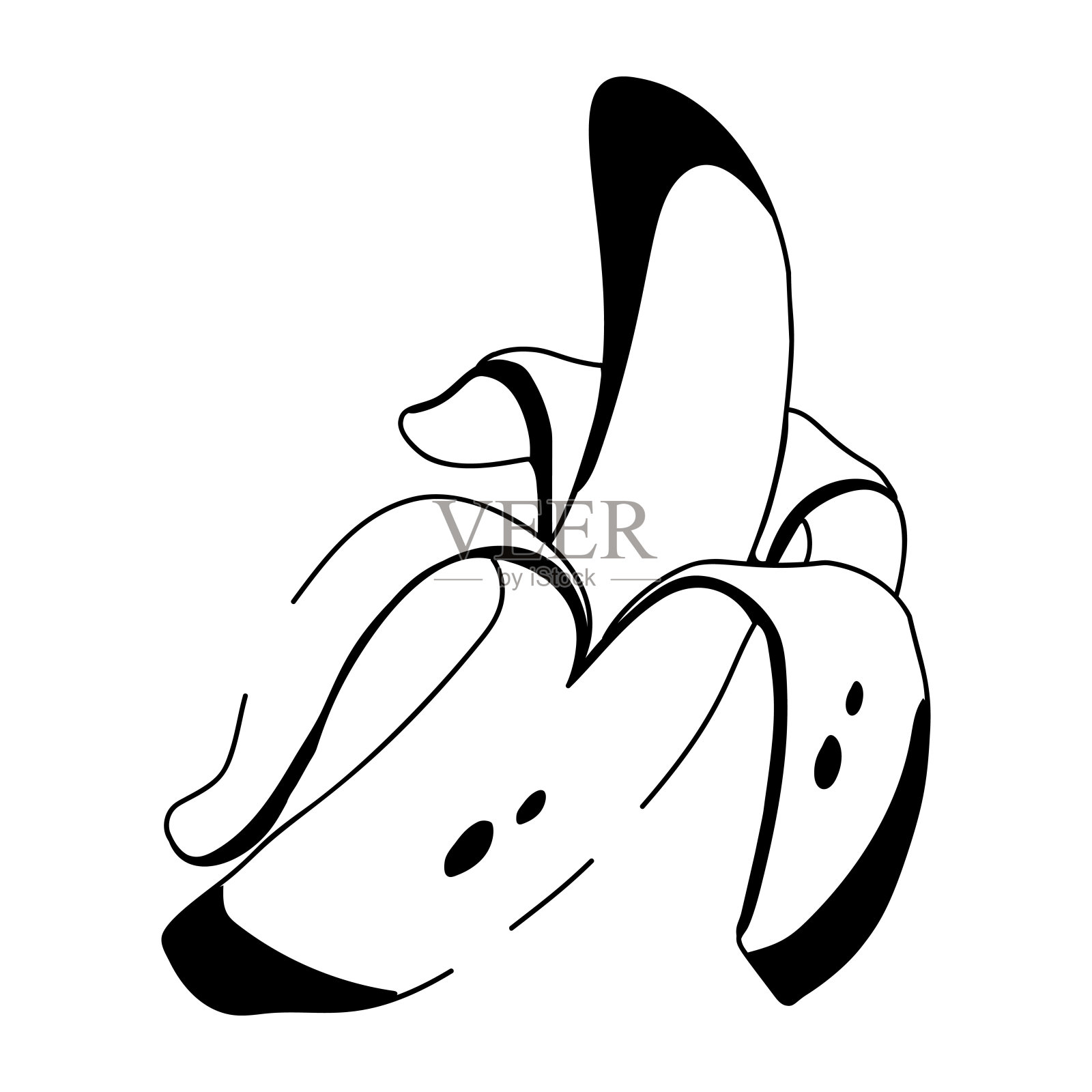 香蕉插画图片素材