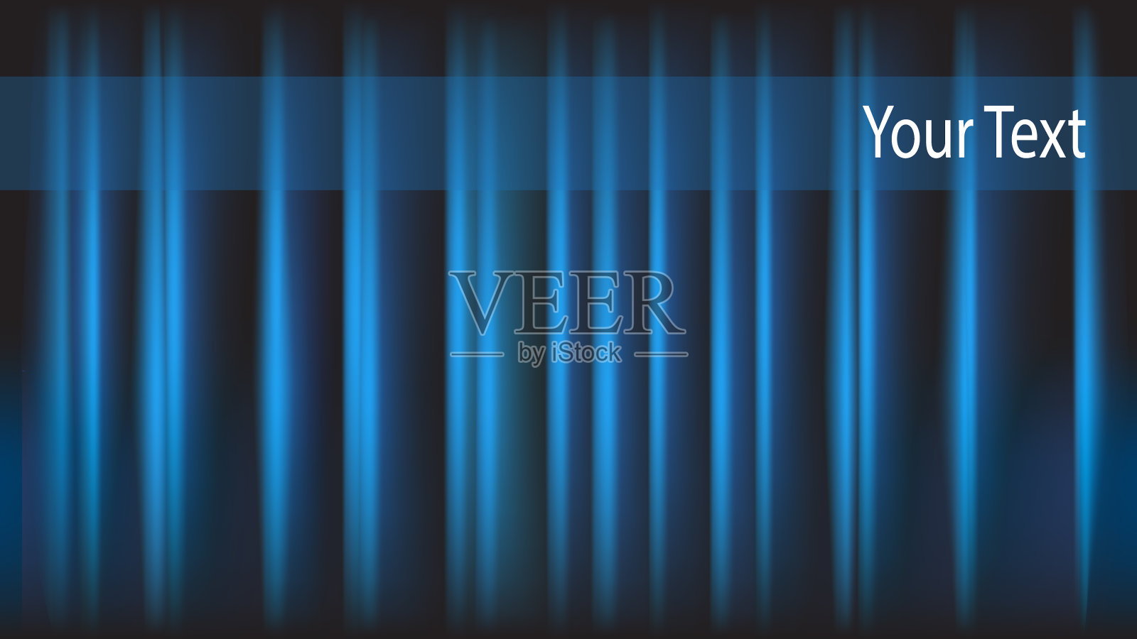 抽象的蓝色条形背景。插画图片素材