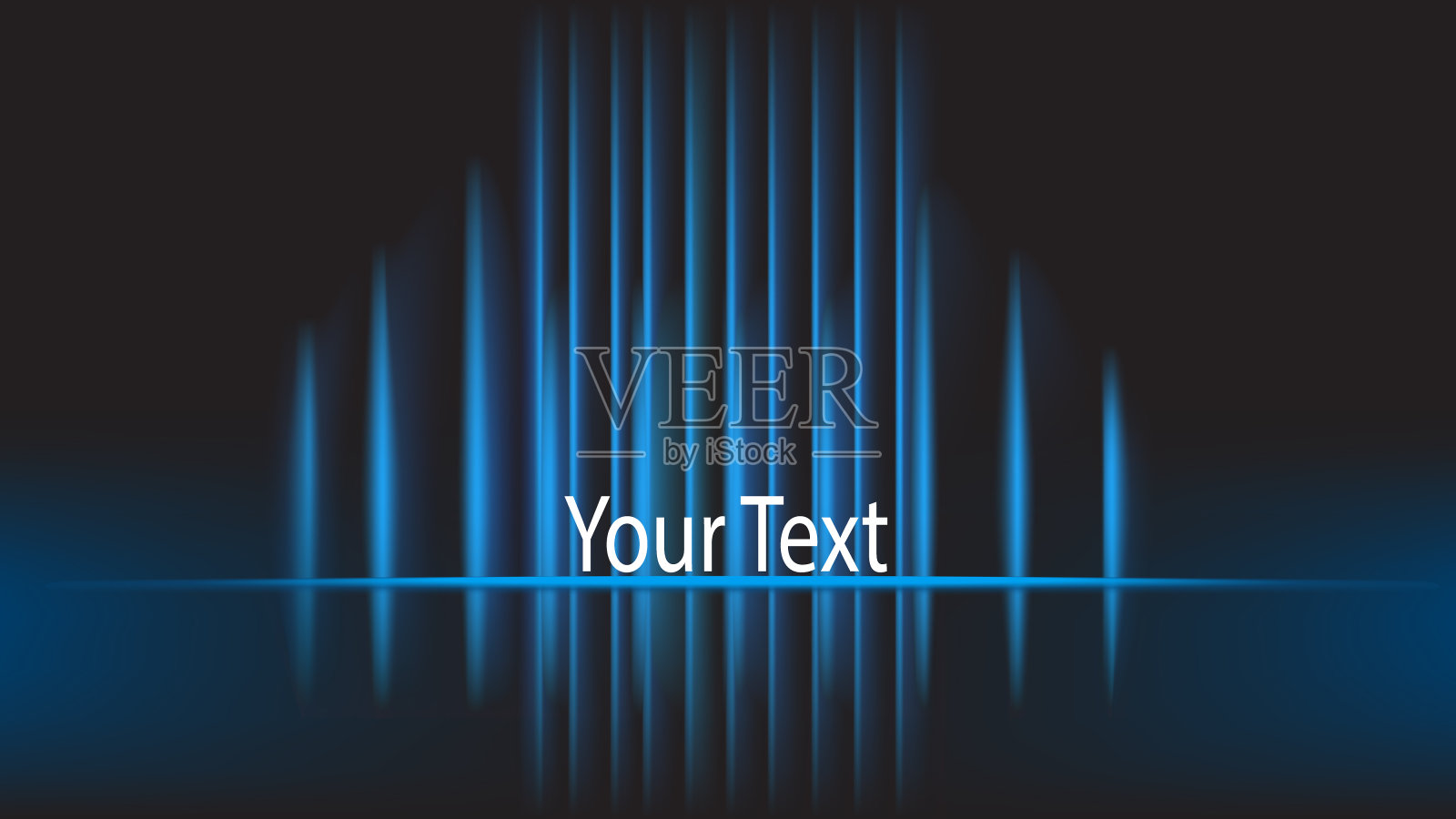 抽象的蓝色条形背景。插画图片素材