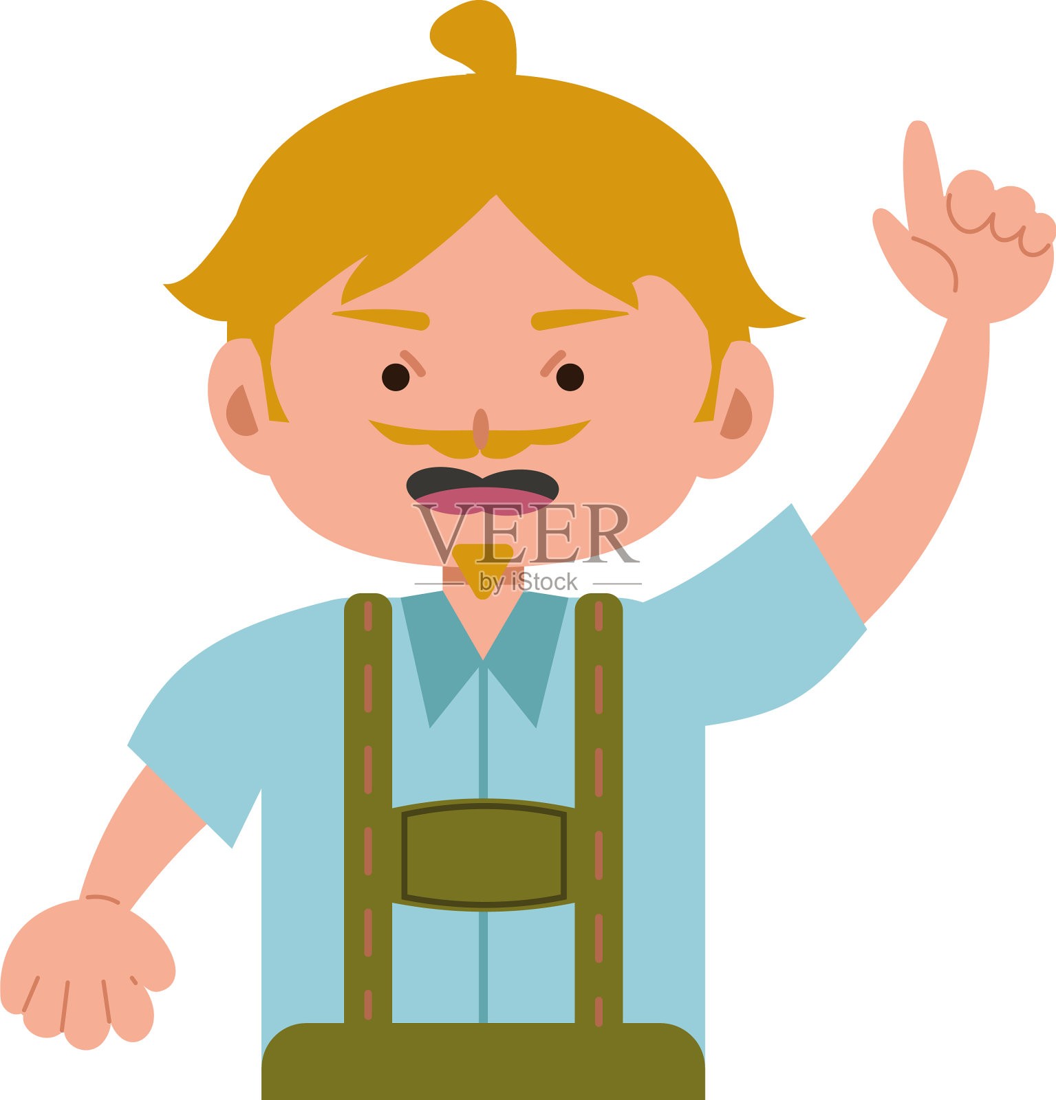 巴伐利亚人角色图标设计元素图片