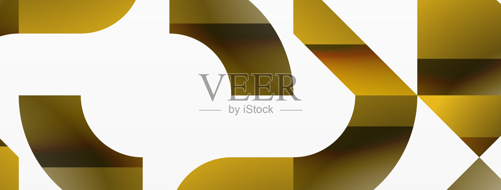 三角形和圆形的极简构图简单插画图片素材