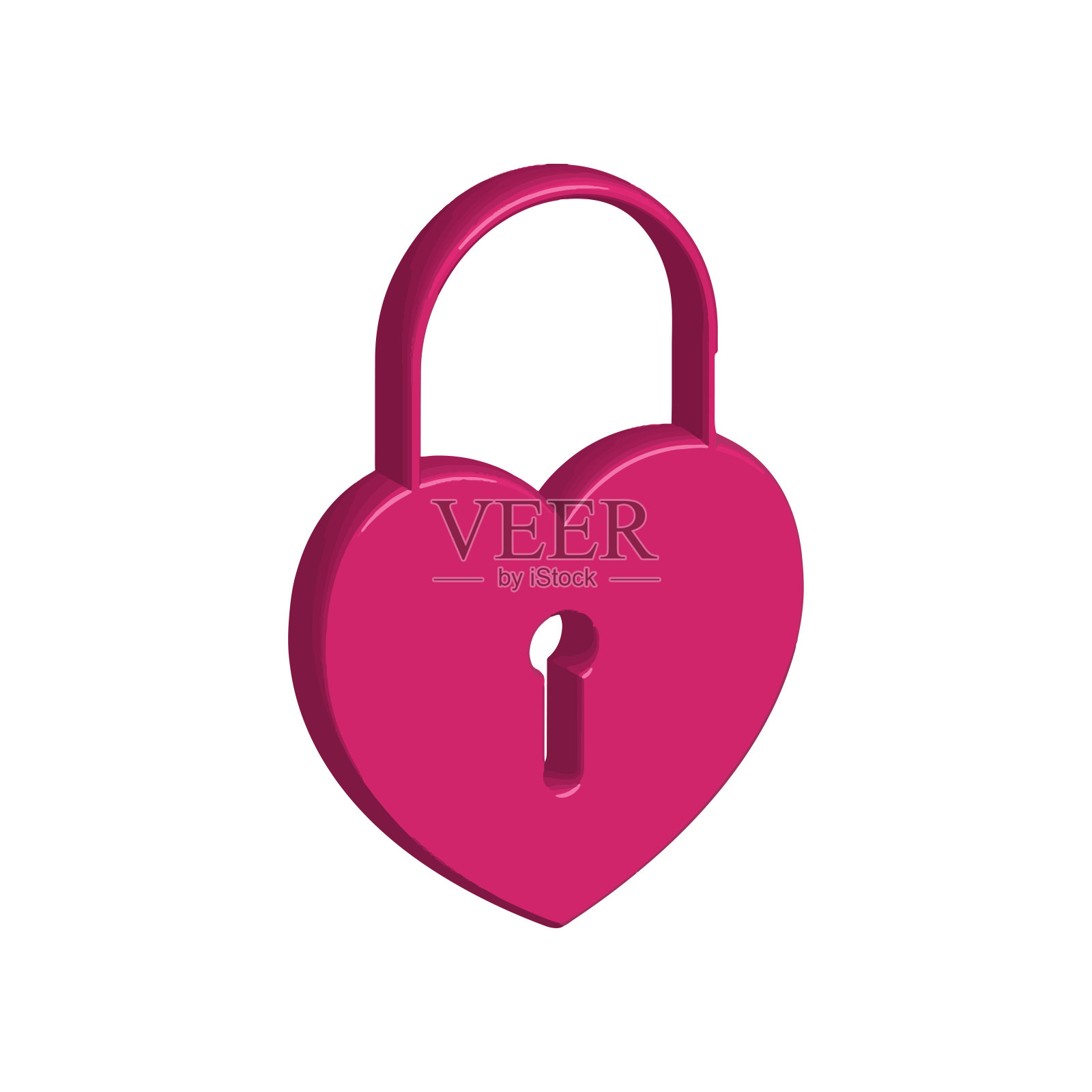 插图矢量图形挂锁图标模板插画图片素材