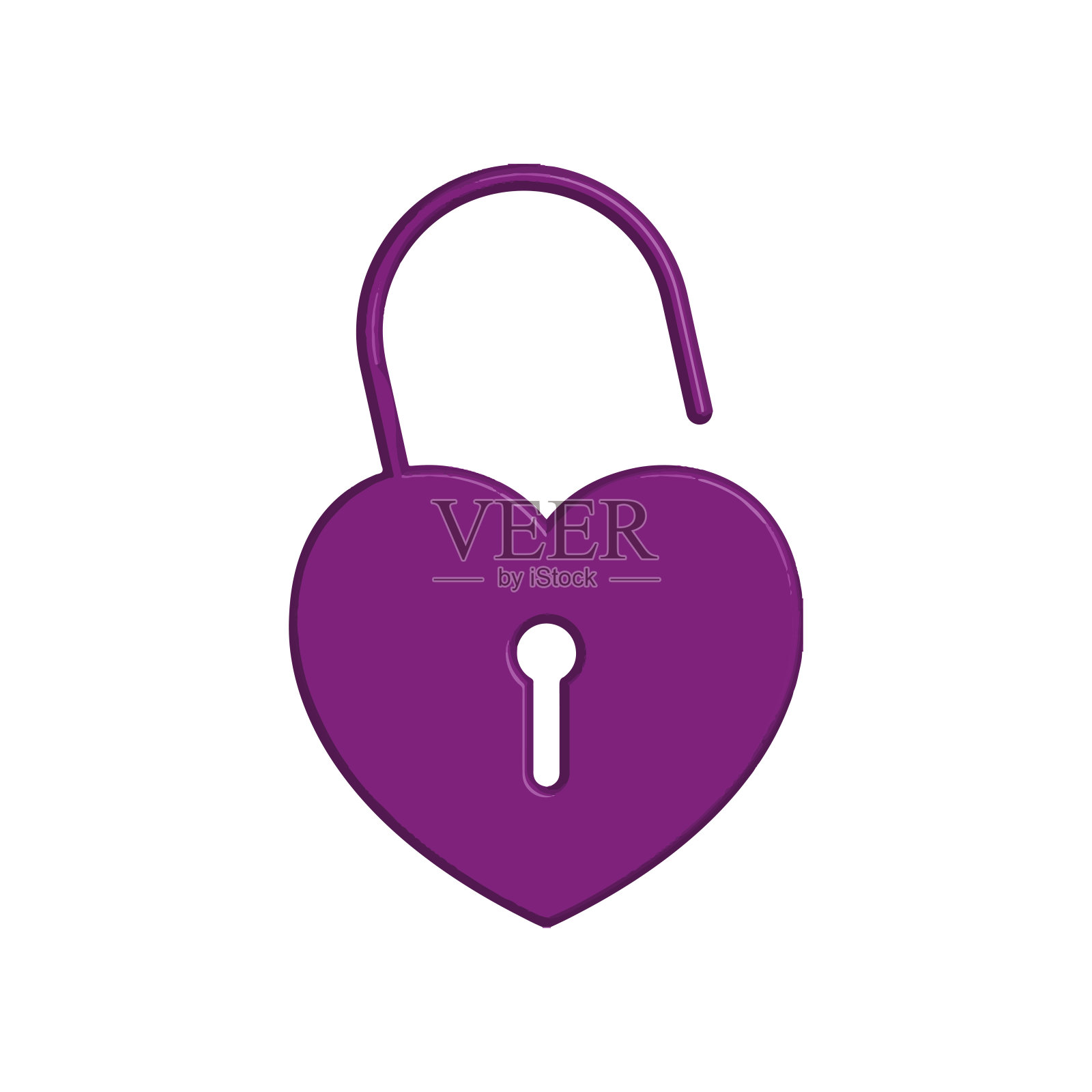 插图矢量图形挂锁图标模板插画图片素材