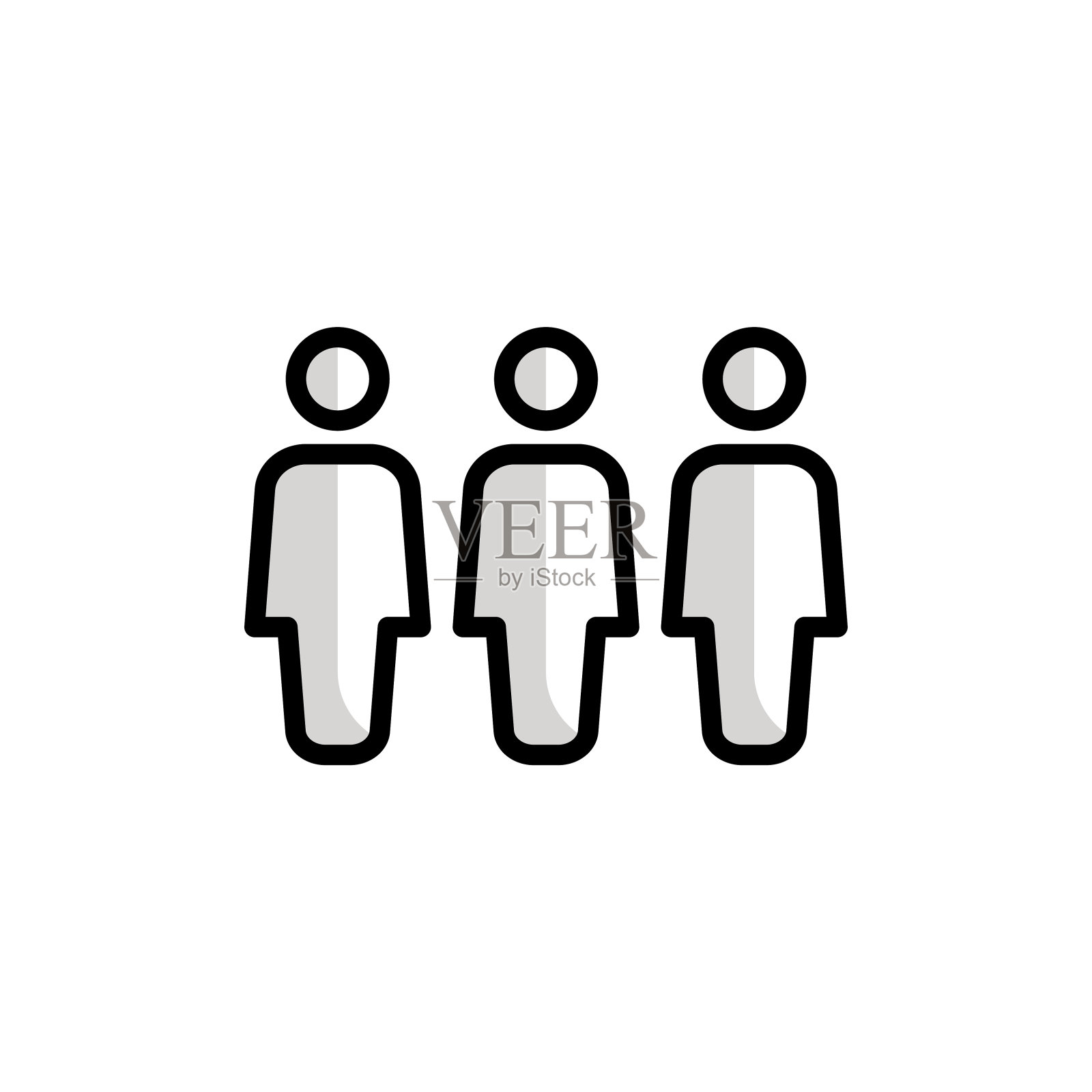 社区通用线图标设计与可编辑的笔画。适合网页，移动应用，UI, UX和GUI设计。插画图片素材