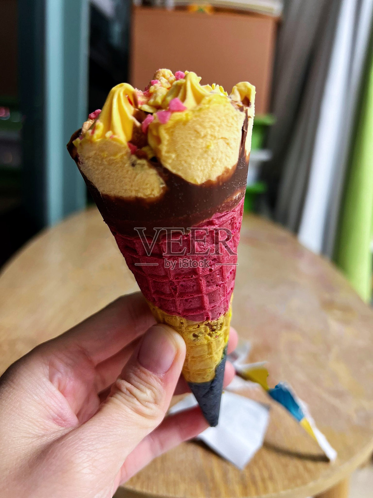 甜筒照片摄影图片