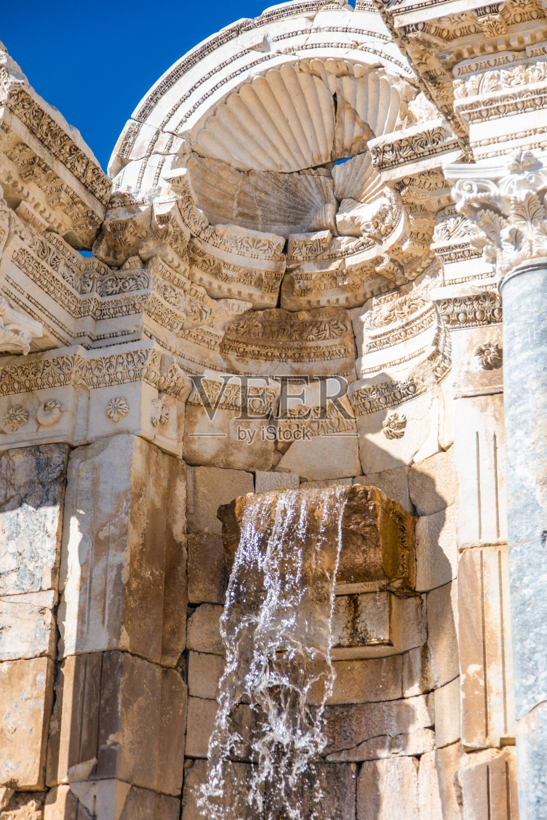萨加拉索斯古城。照片摄影图片