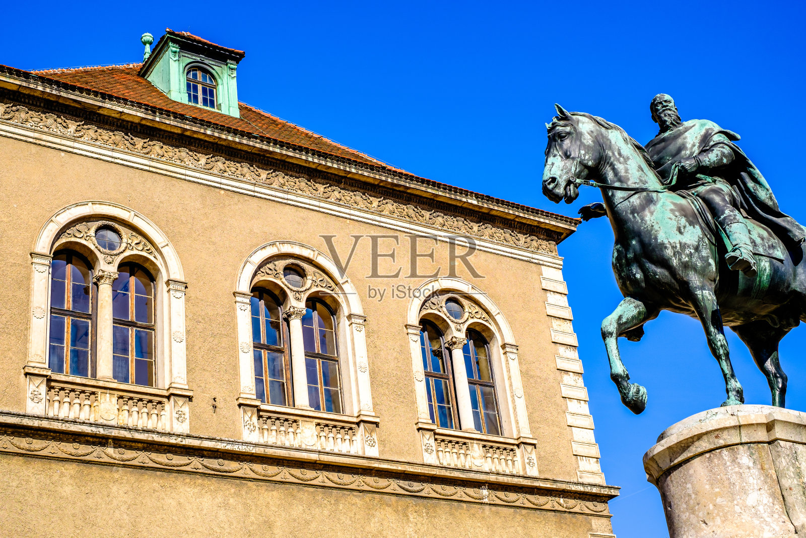 德国慕尼黑老城的著名建筑照片摄影图片