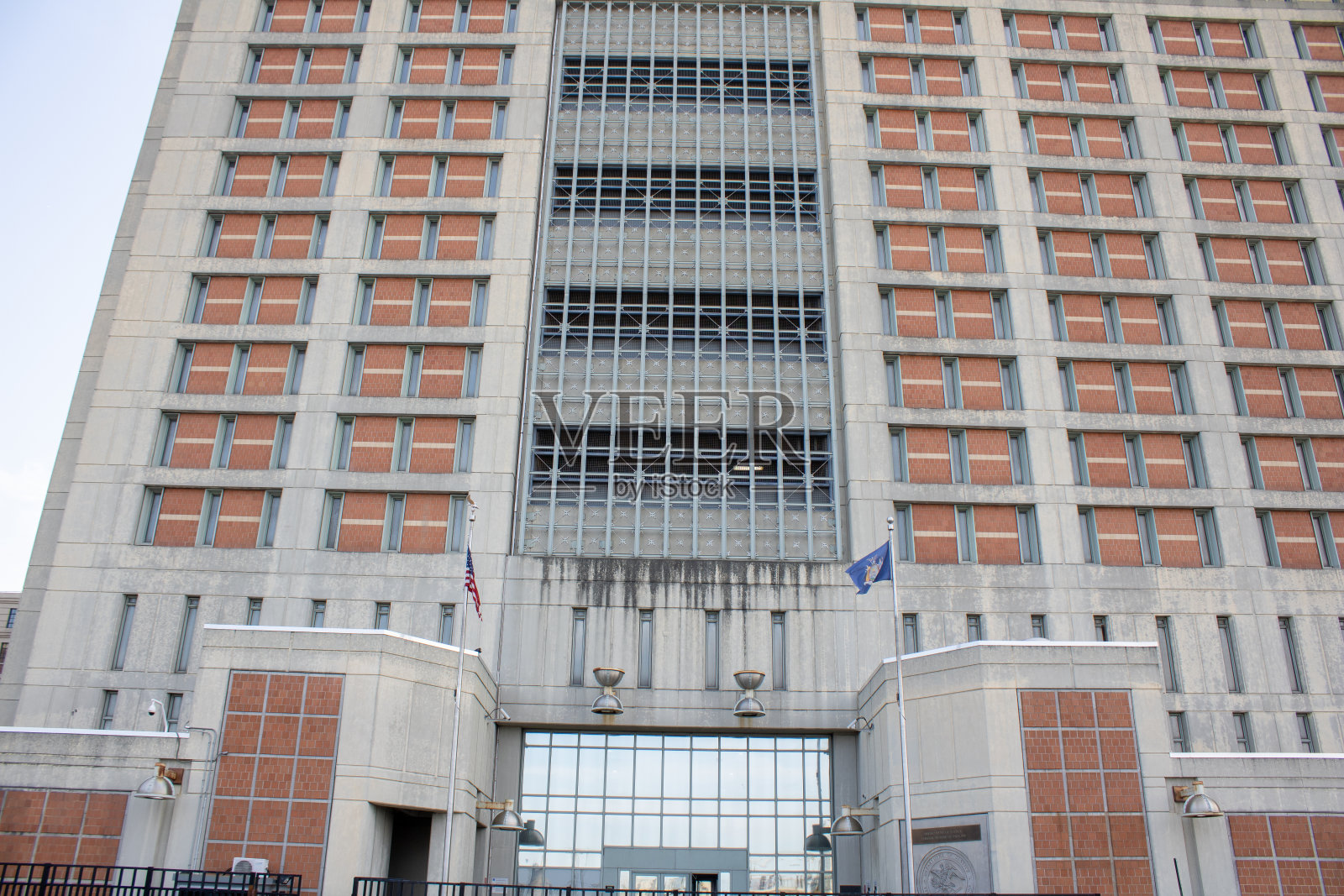 MDC布鲁克林联邦监狱局纽约市2023。照片摄影图片