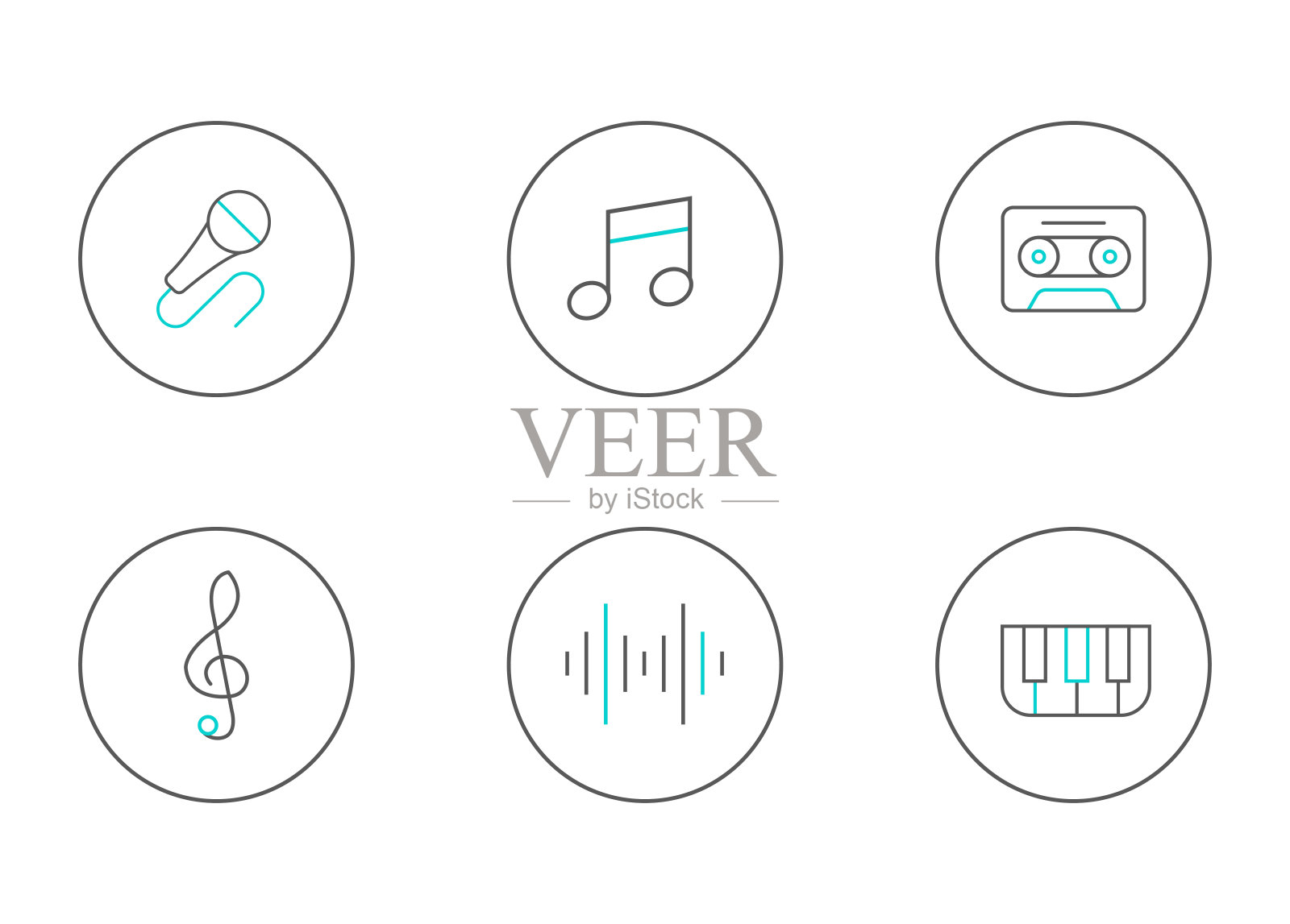 音乐图标插画图片素材