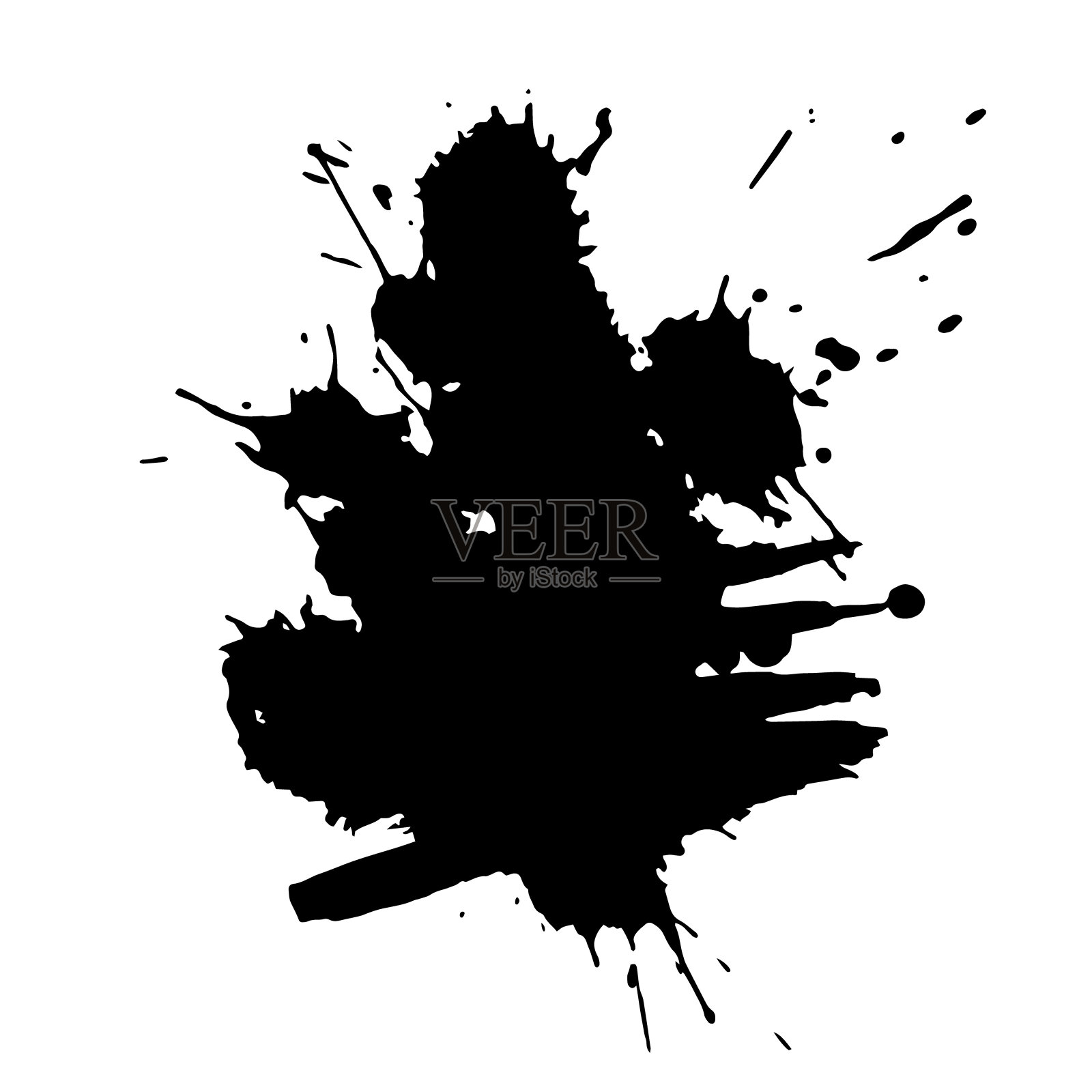 污迹墨渍有条纹，飞溅，斑点，点，条纹。抽象的点。飞溅的油漆，水彩污渍。使用纹理设计明信片，横幅，海报。插画图片素材