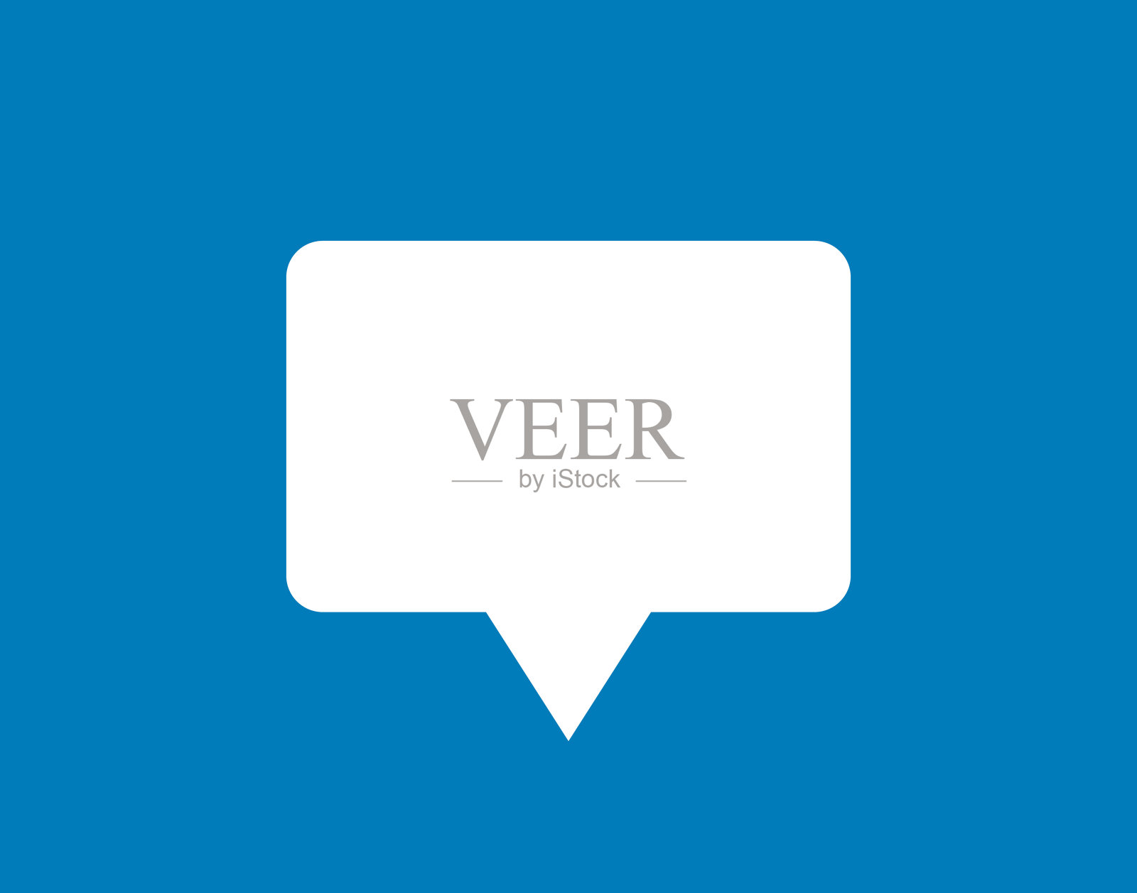 白色语音气泡，聊天图标插画图片素材