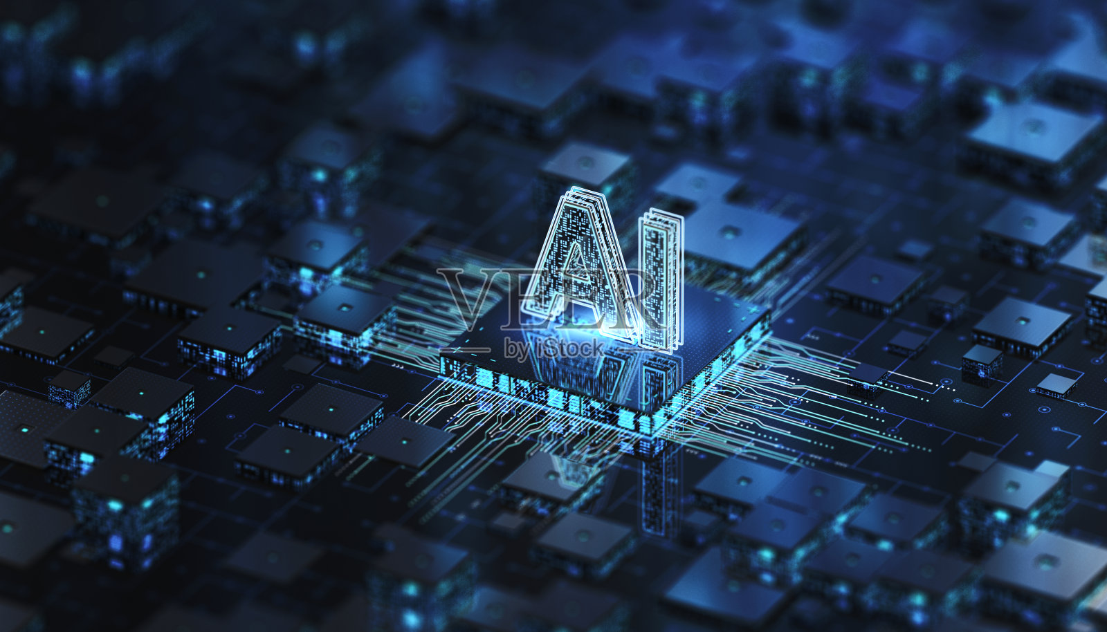 AI芯片数据照片摄影图片