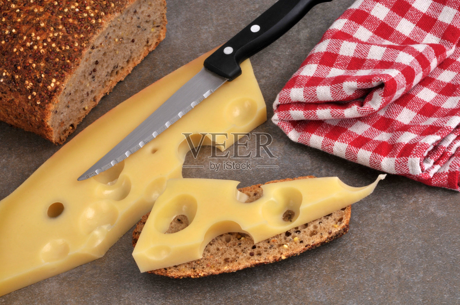 一块乳酪配面包照片摄影图片