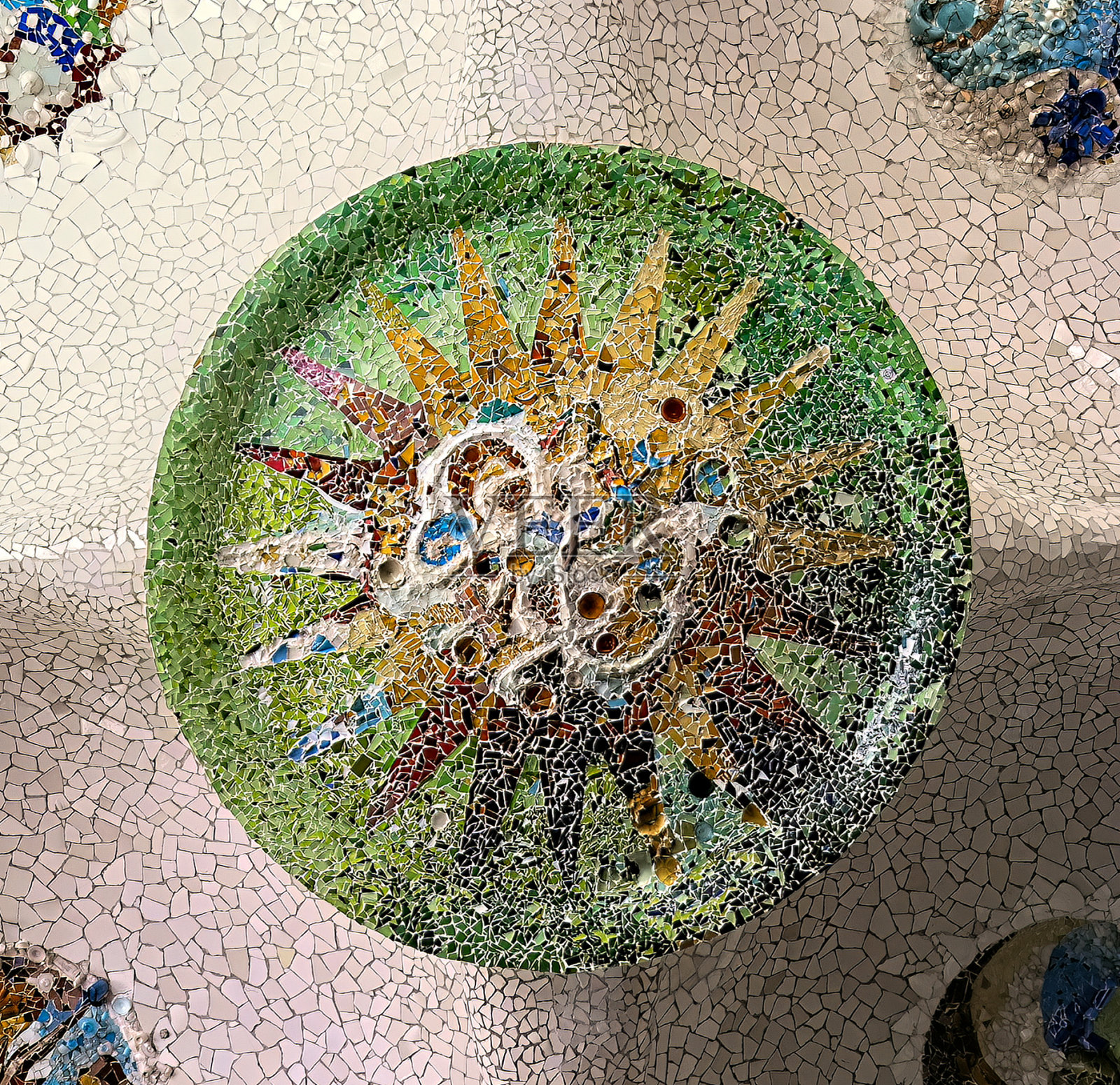 巴塞罗那2023年-城市北部的旅游景点照片摄影图片