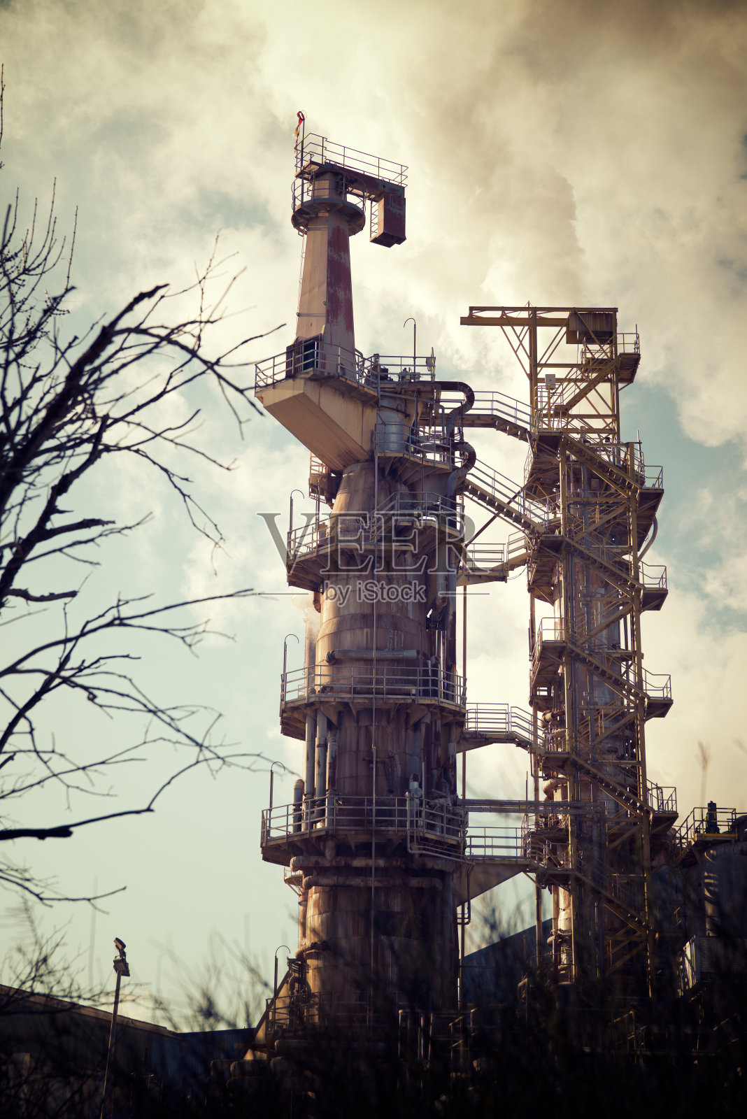 空气污染概念照片摄影图片