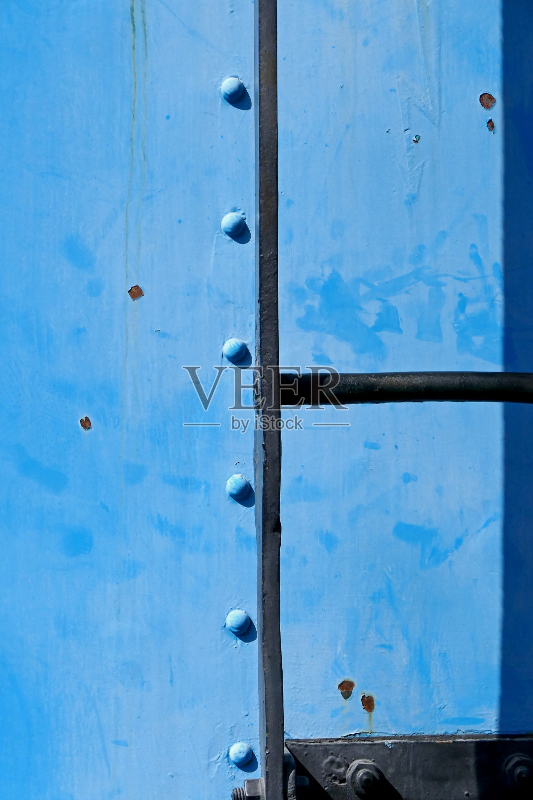 又旧又脏的蓝色金属背景照片摄影图片