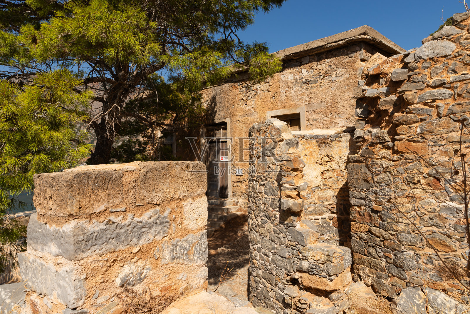 麻风病人医院。照片摄影图片