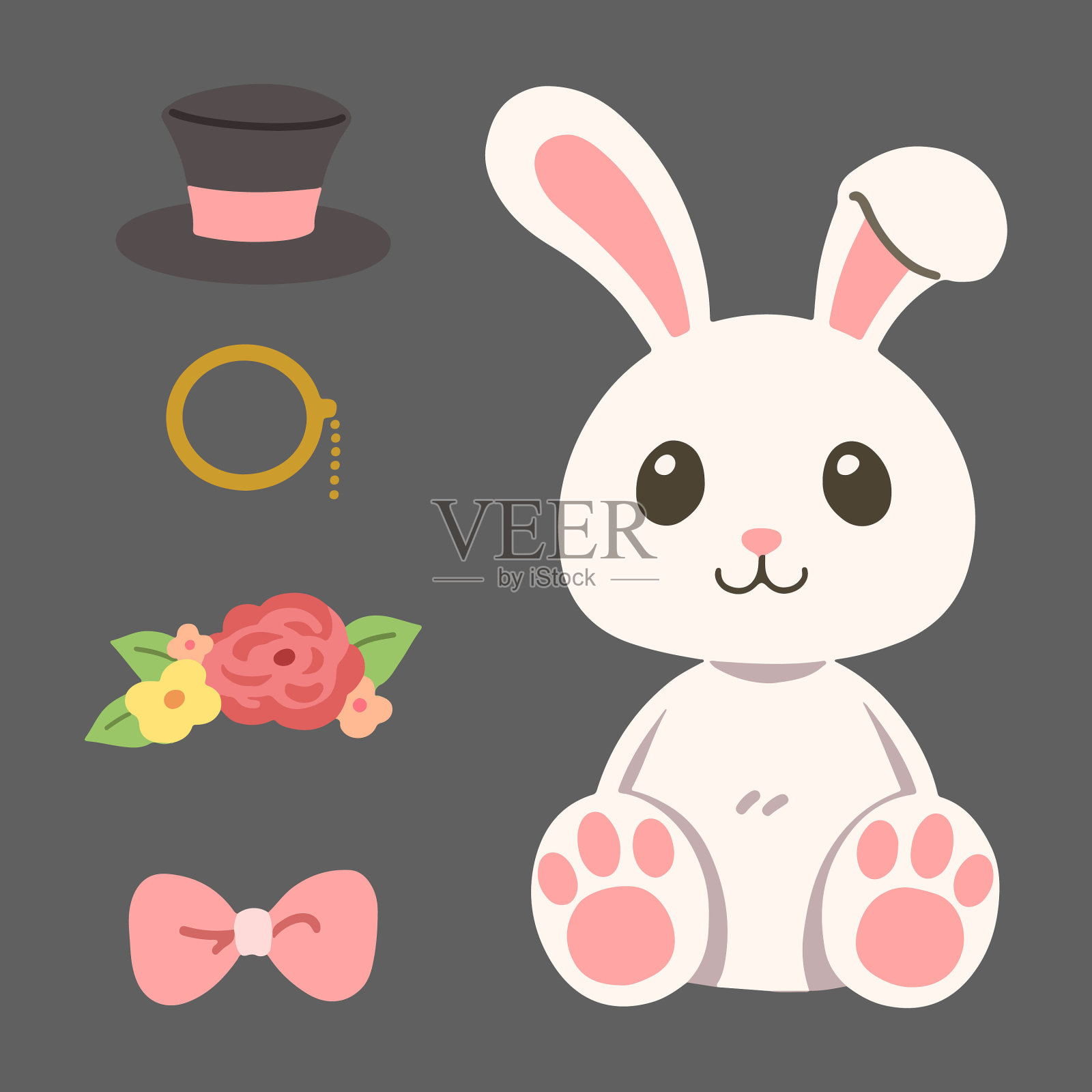 可爱的设计元素卡通79插画图片素材