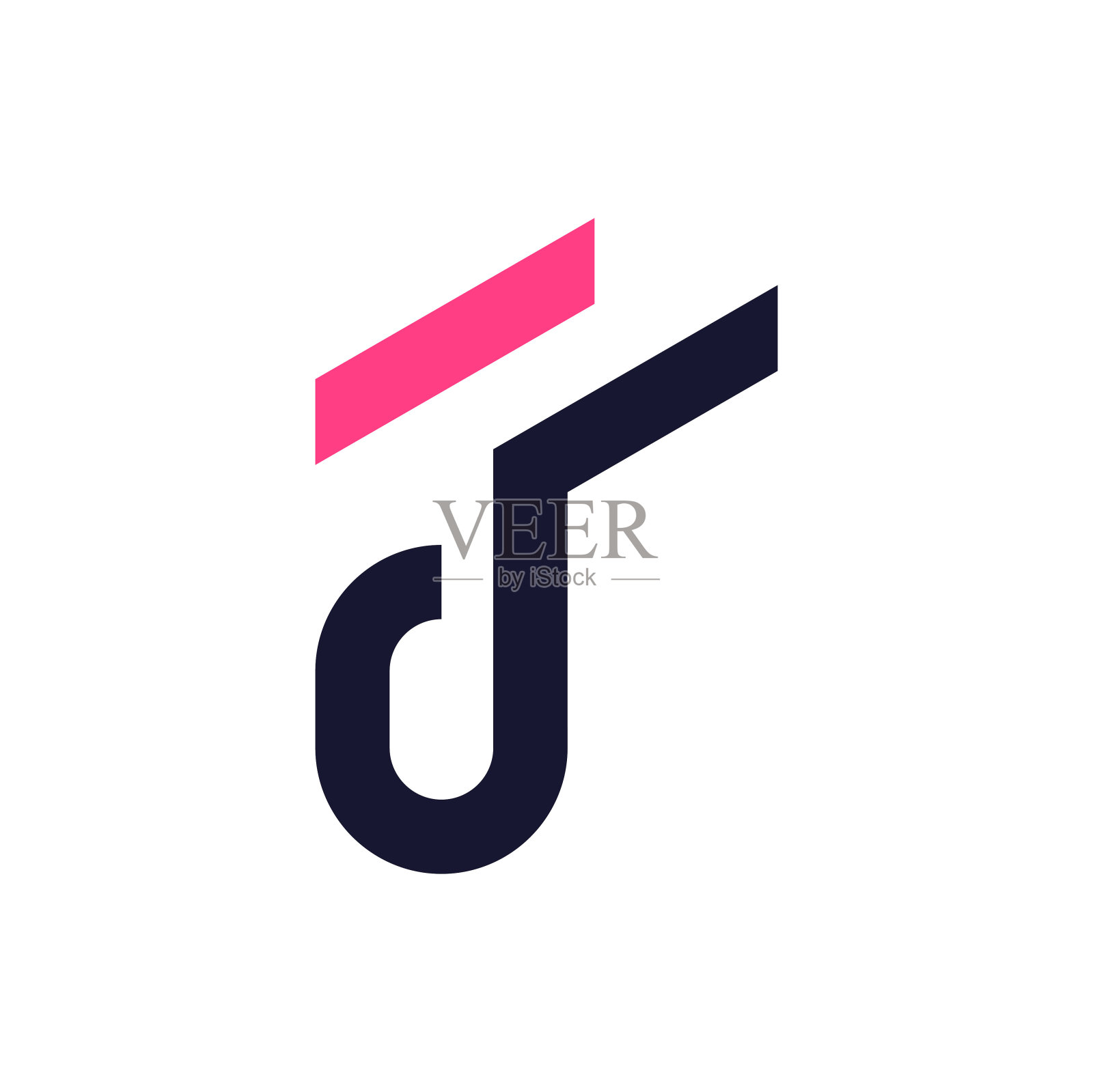 字母F设计元素图标具有创意的现代概念理念插画图片素材