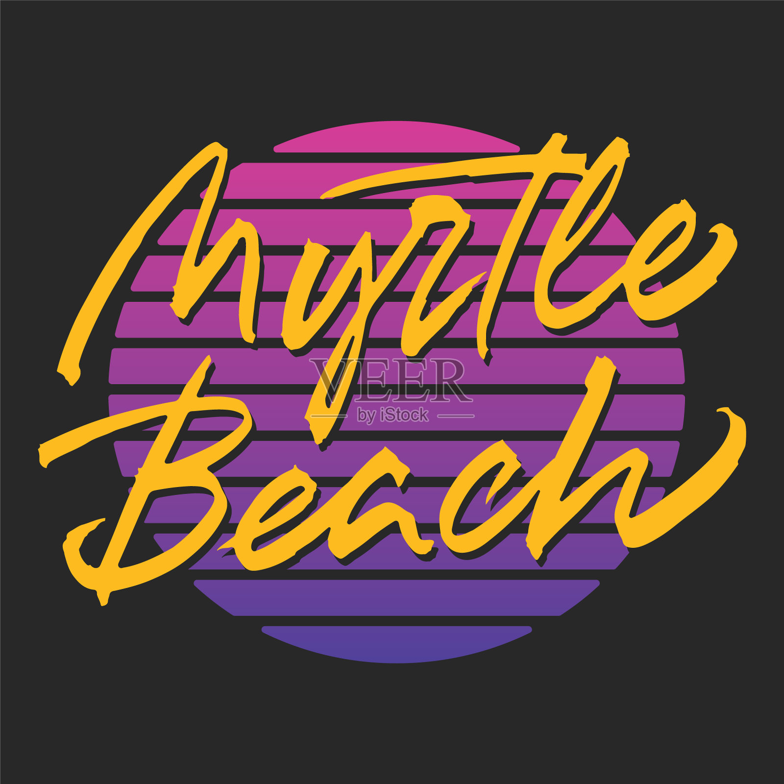 默特尔比奇设计插画图片素材