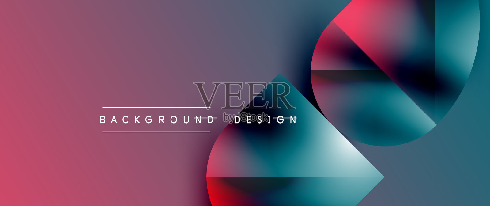 极简几何背景展示插画图片素材