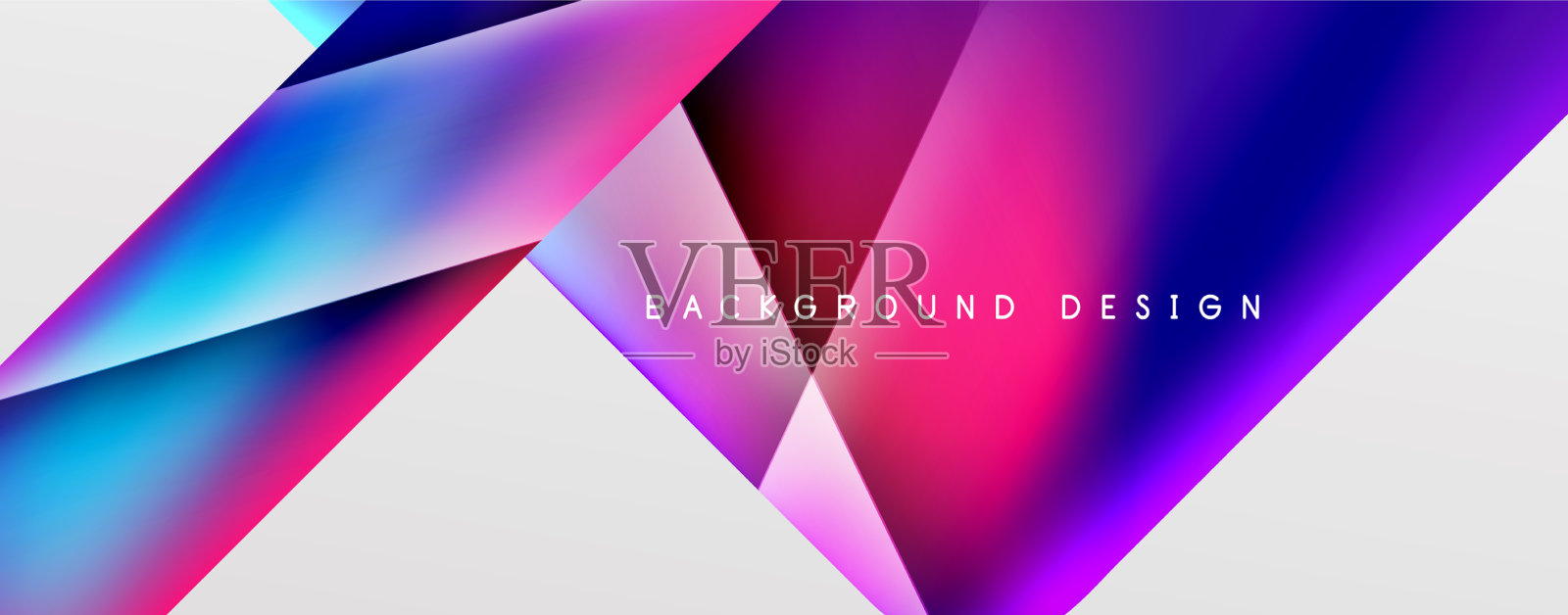 三角形流体颜色渐变抽象背景插画图片素材