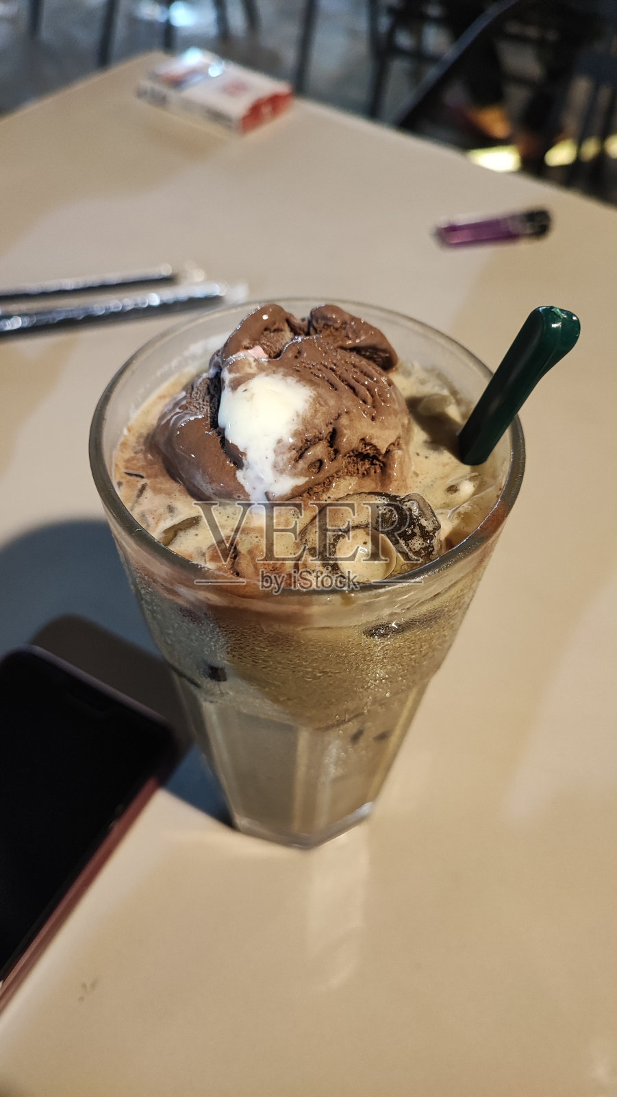 抹茶冰淇淋照片摄影图片