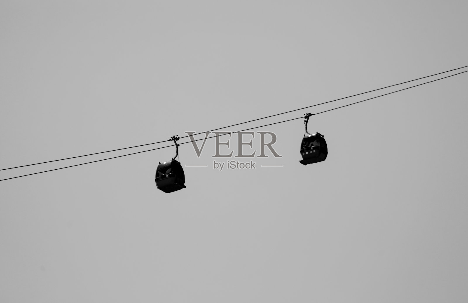 缆车-黑白缆车照片摄影图片