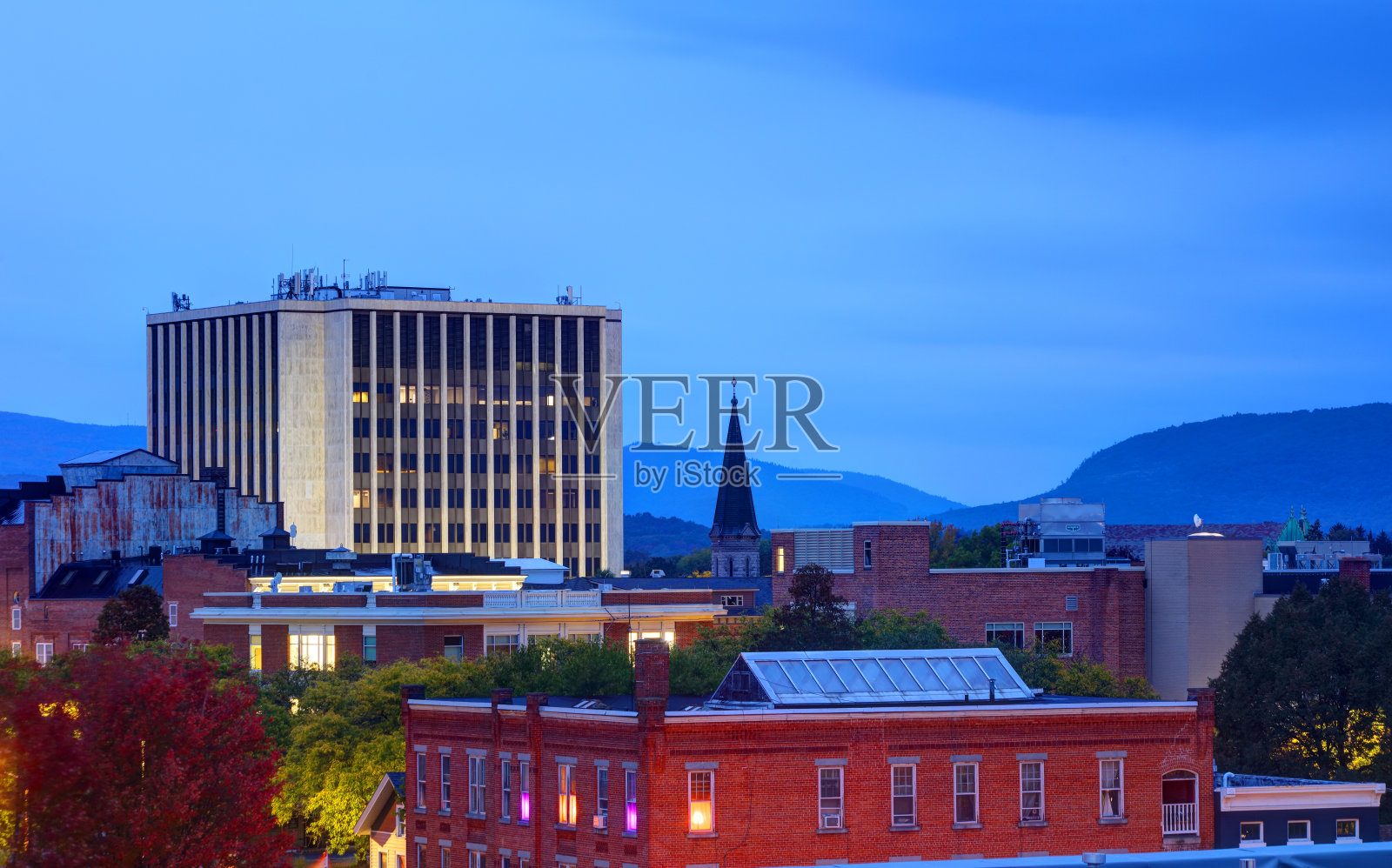 格伦斯瀑布，纽约照片摄影图片