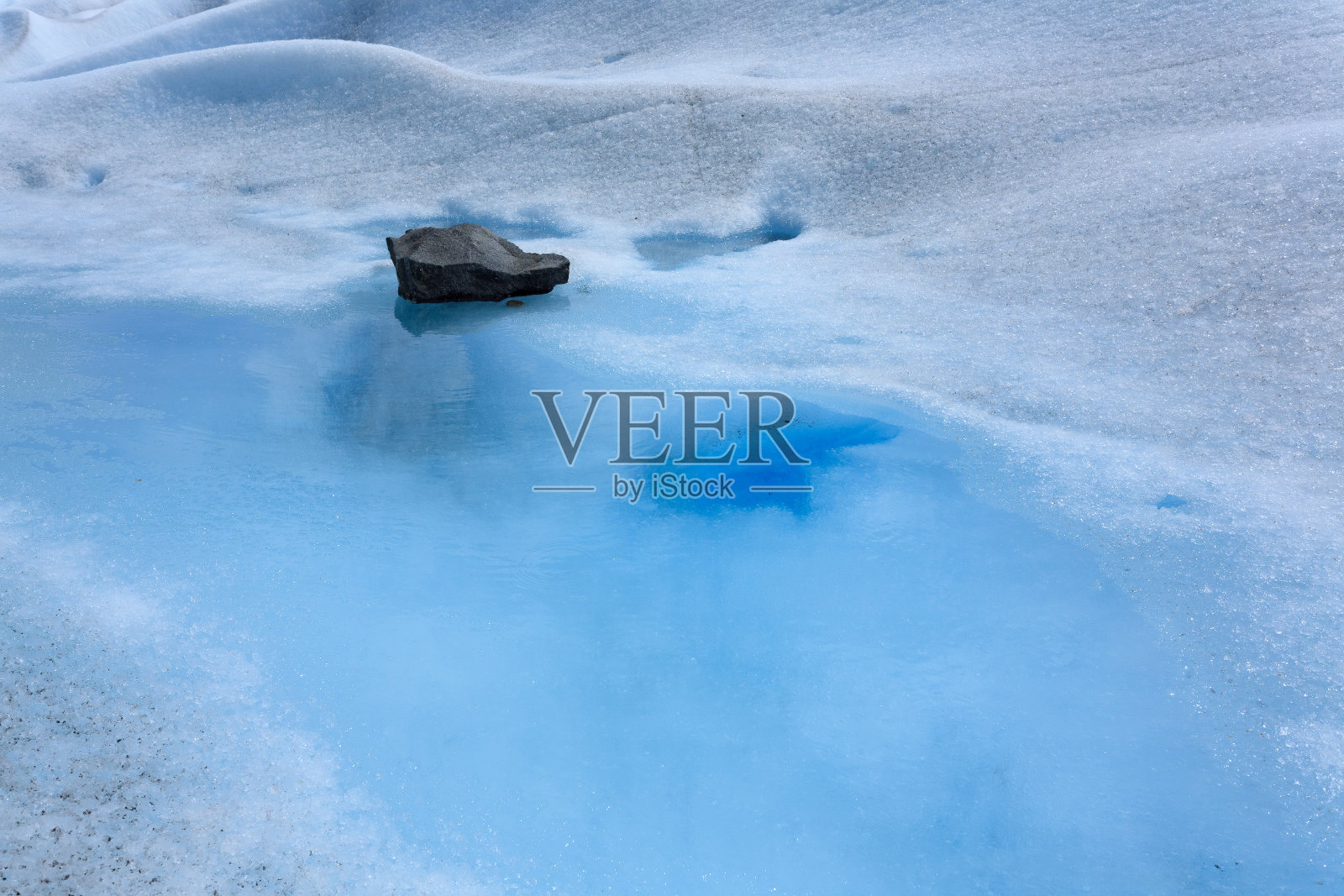 佩里托莫雷诺冰川冰形成的详细视图照片摄影图片