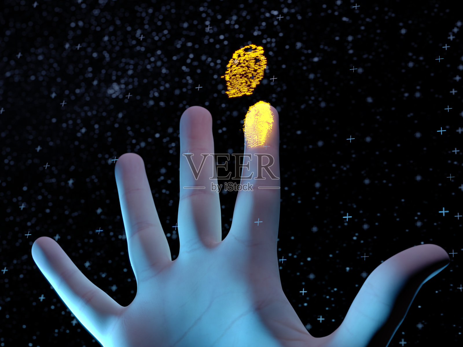 指纹身份验证照片摄影图片