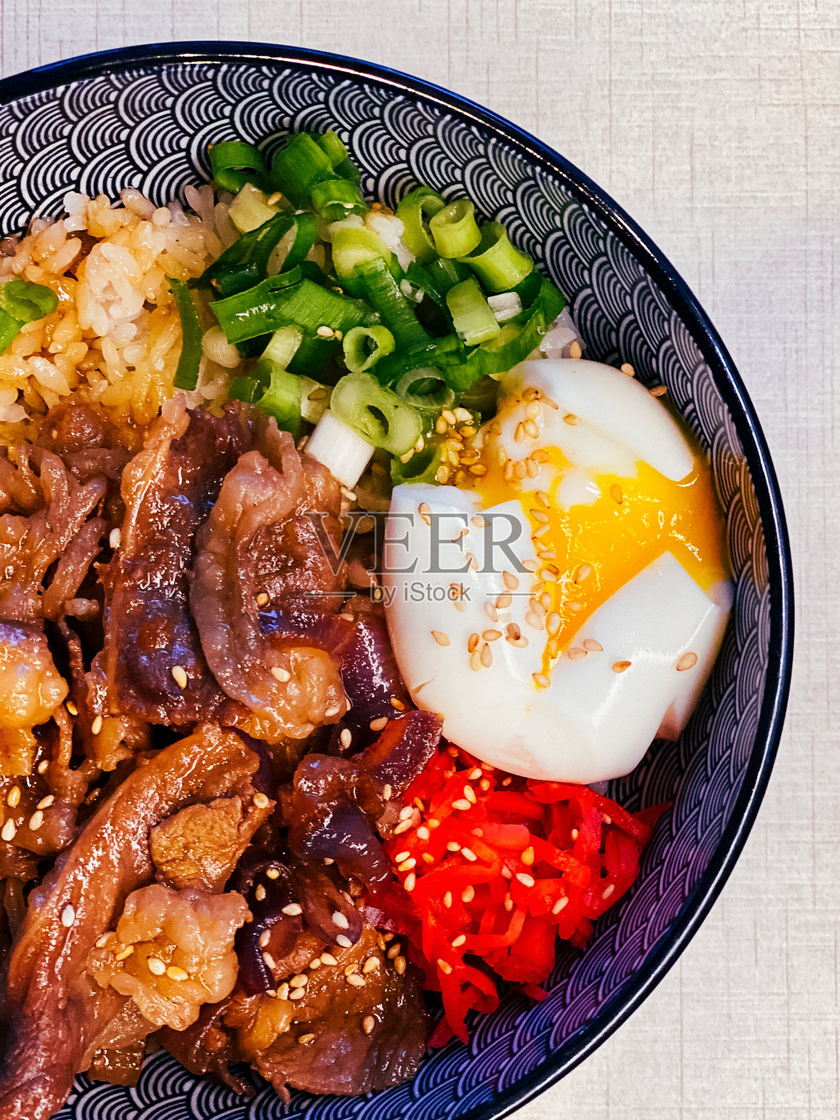 牛肉Gyudon照片摄影图片