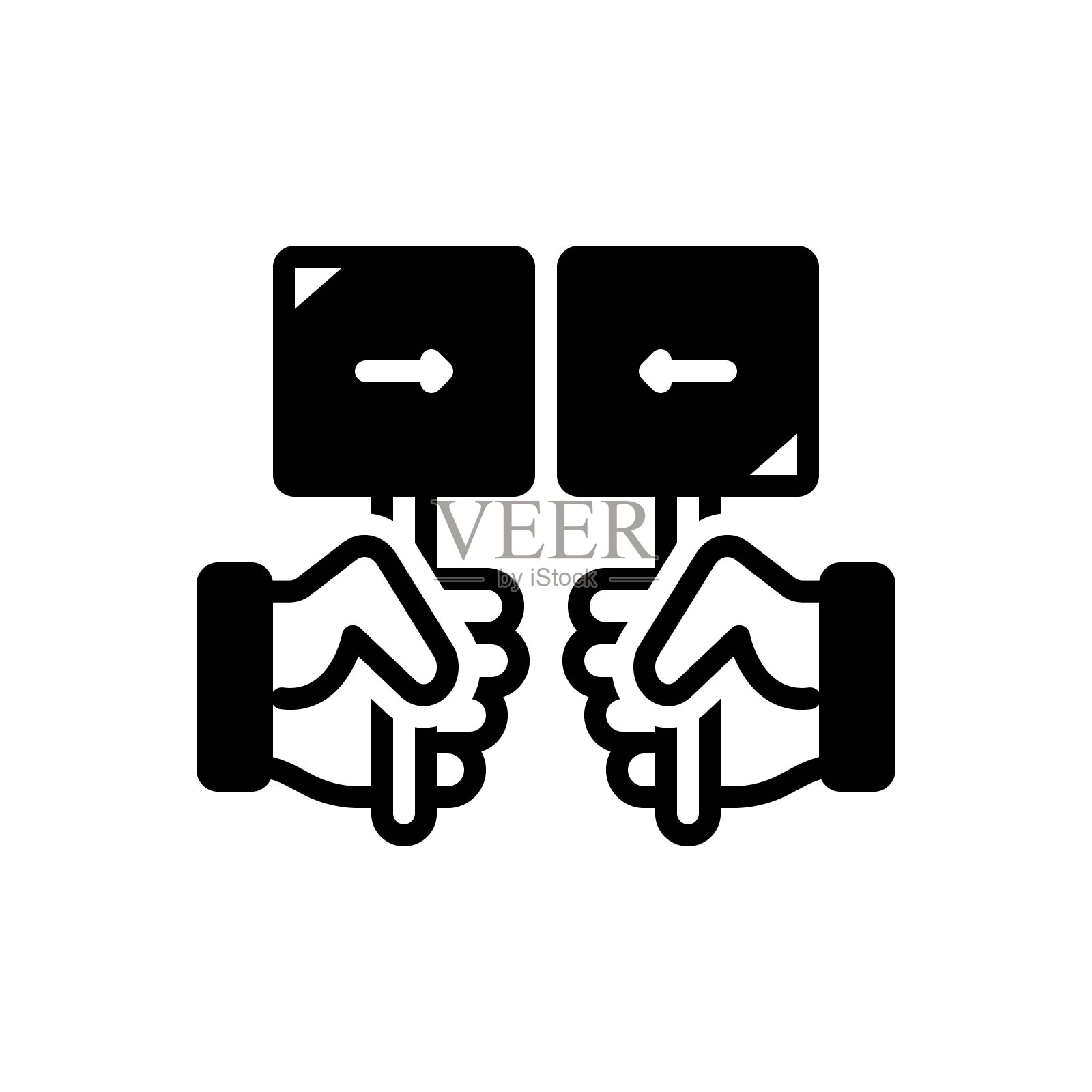 不是对手插画图片素材